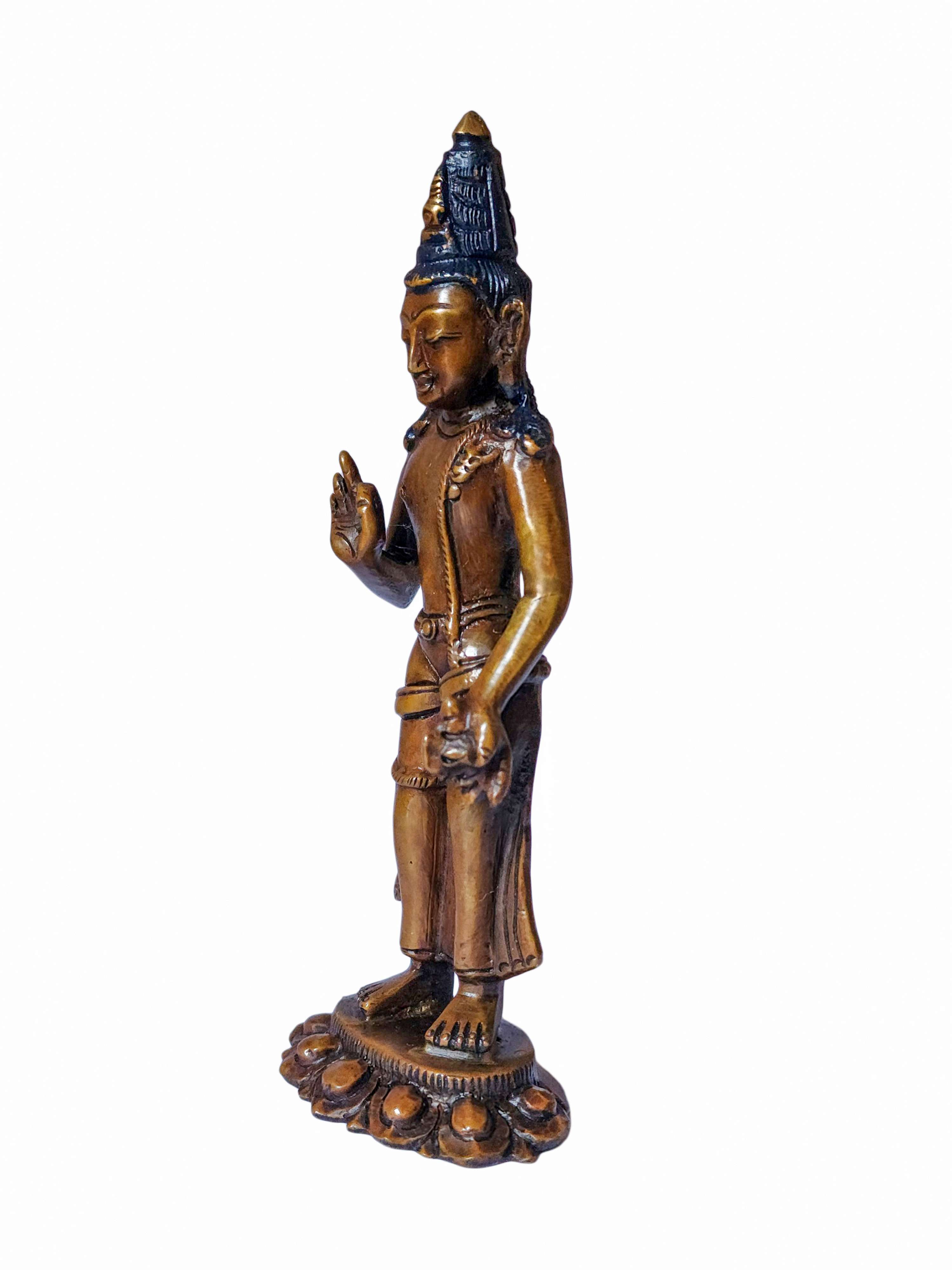 Maitreya Buddha, Buddhist Miniature Statue, <span Style=