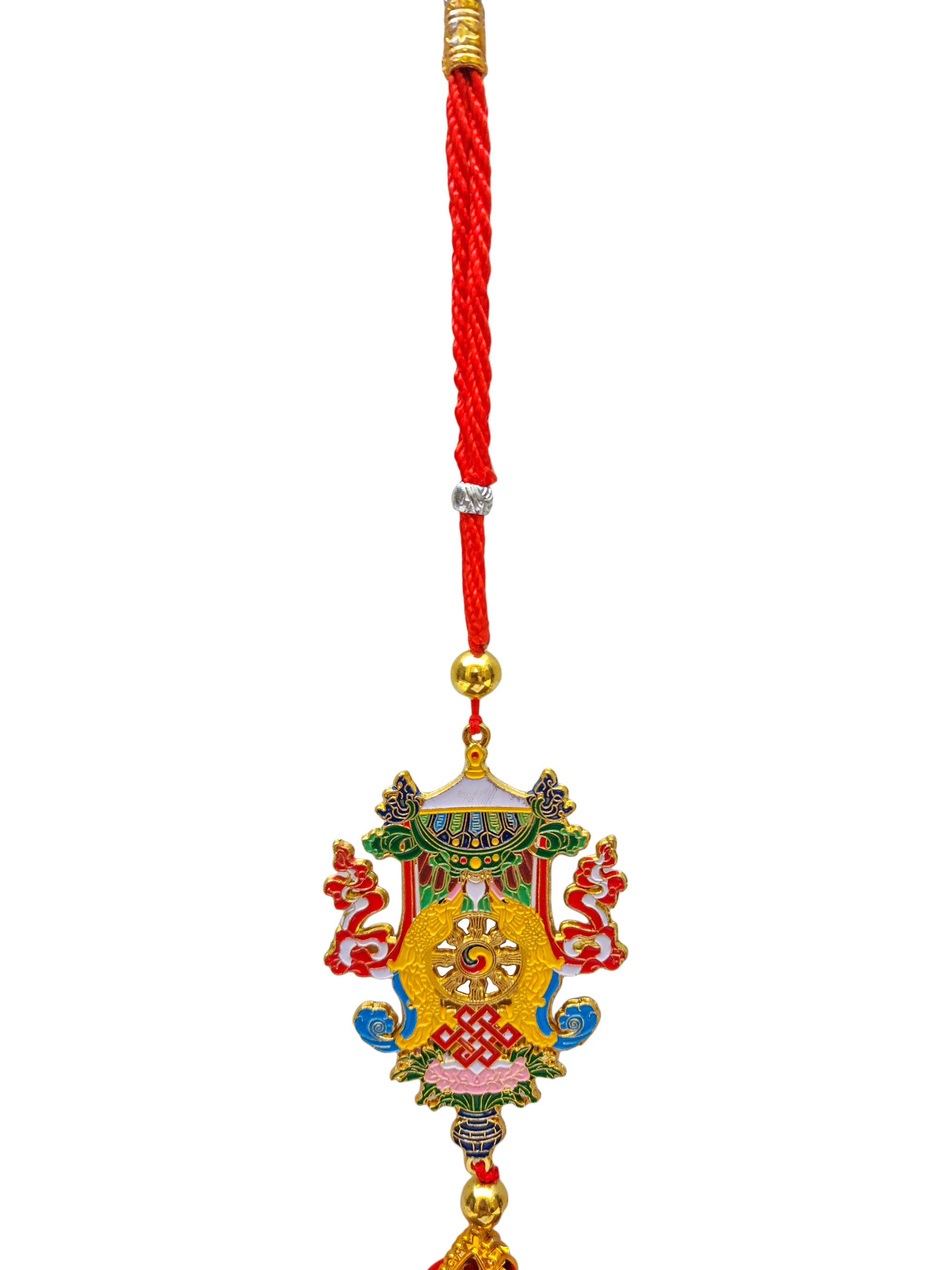 Buddhist Ritual Amulet Hanging, For Wall, Altar, Bags And Keyring