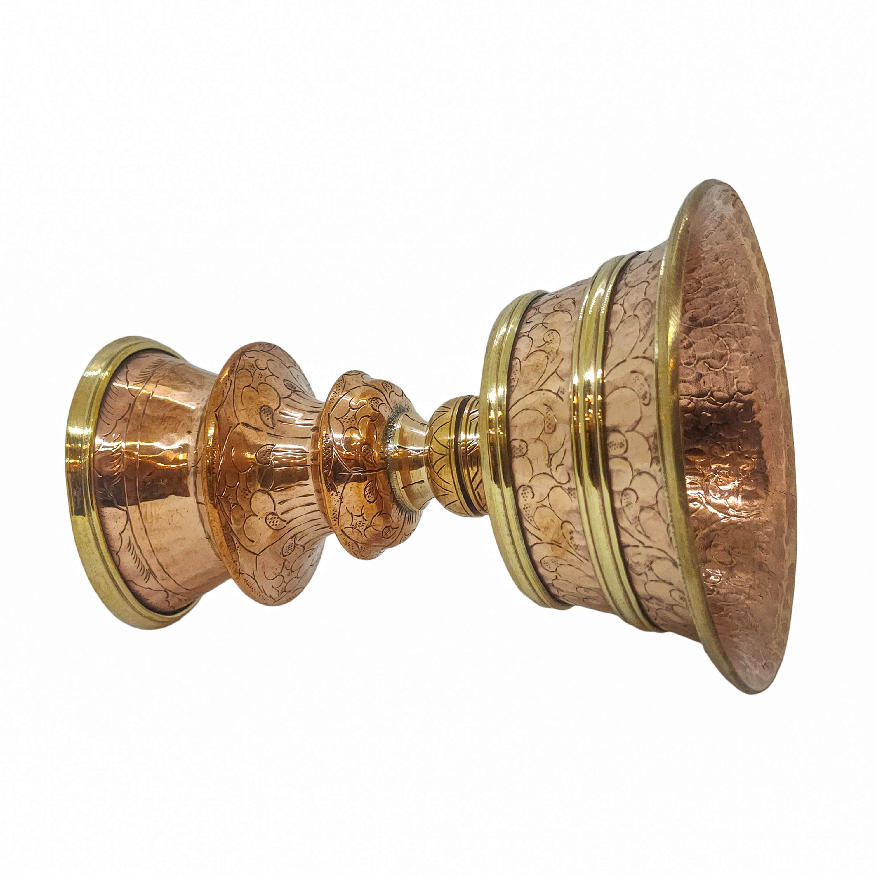 Copper Butter Lamp, Buddhist Ritual Items