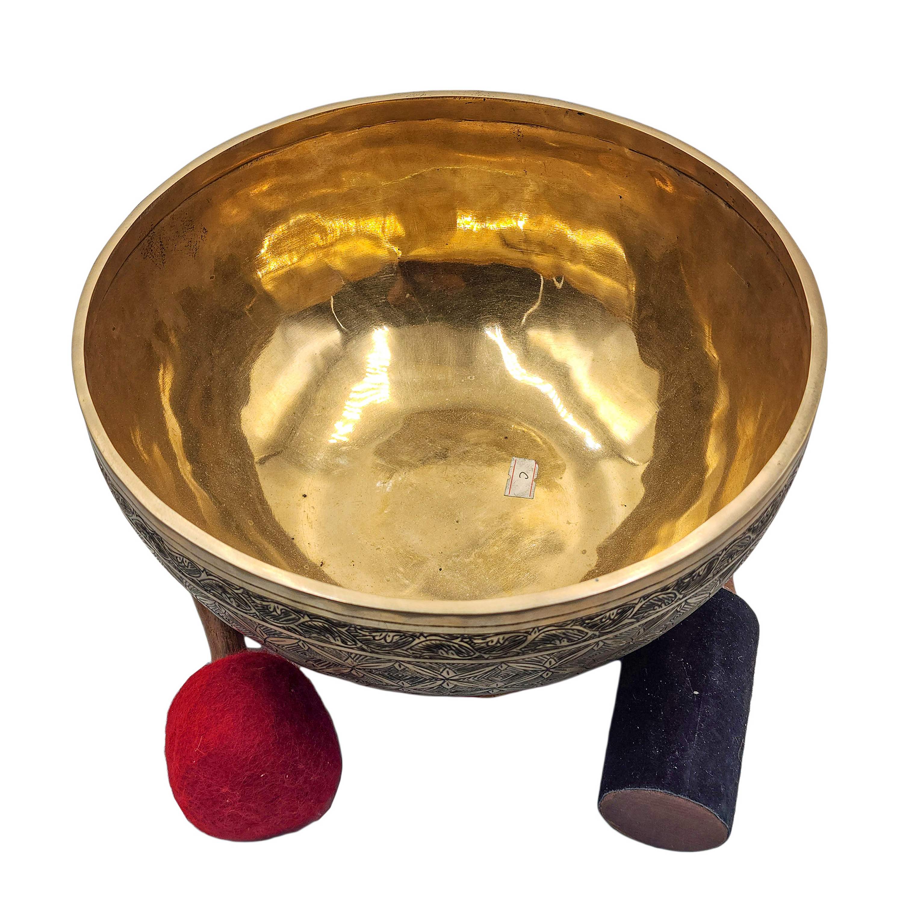 Jambati Singing Bowl, Buddhist Hand Beaten <span Style=