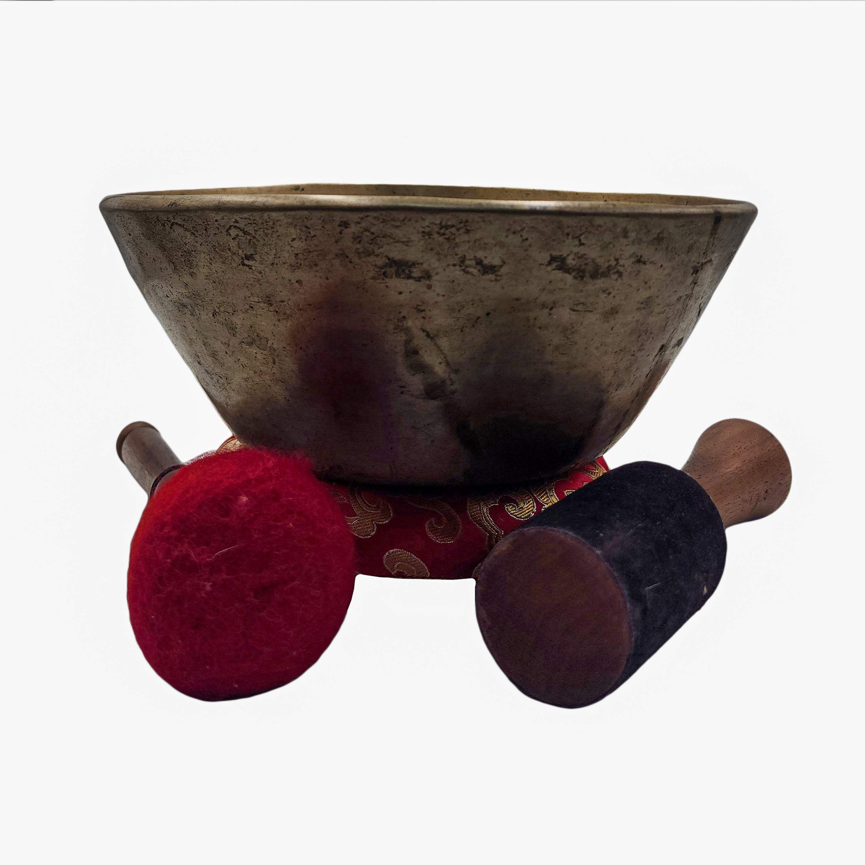 Uncommon Singing Bowl, Buddhist Hand Beaten