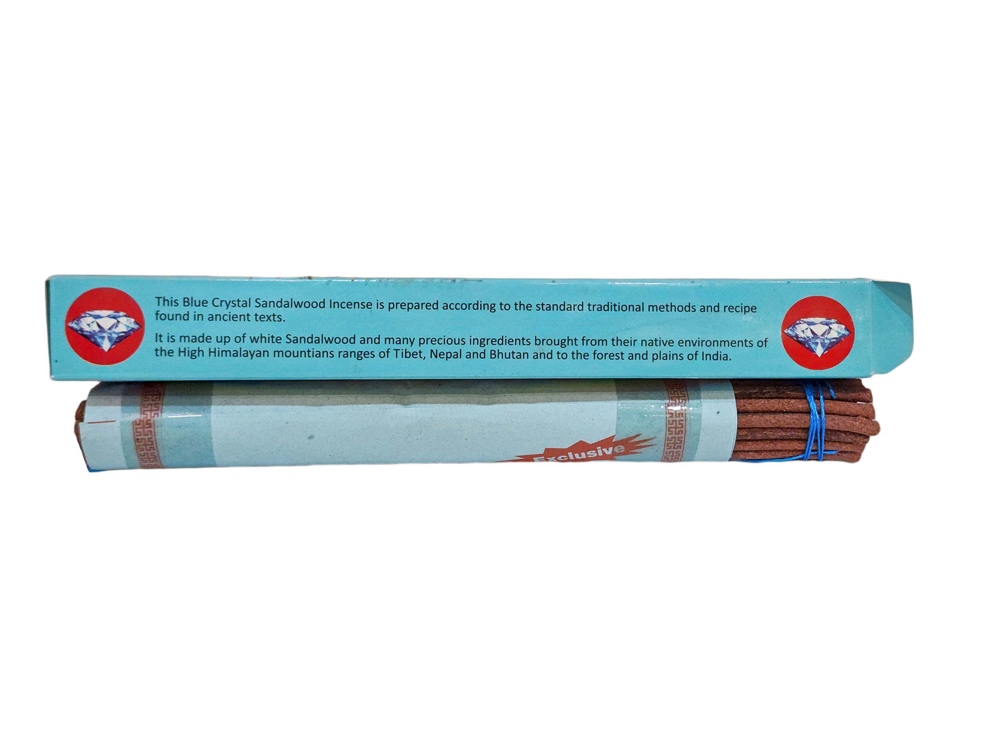 Blue Crystal Sandalwood Ritual Incense, <span Style=