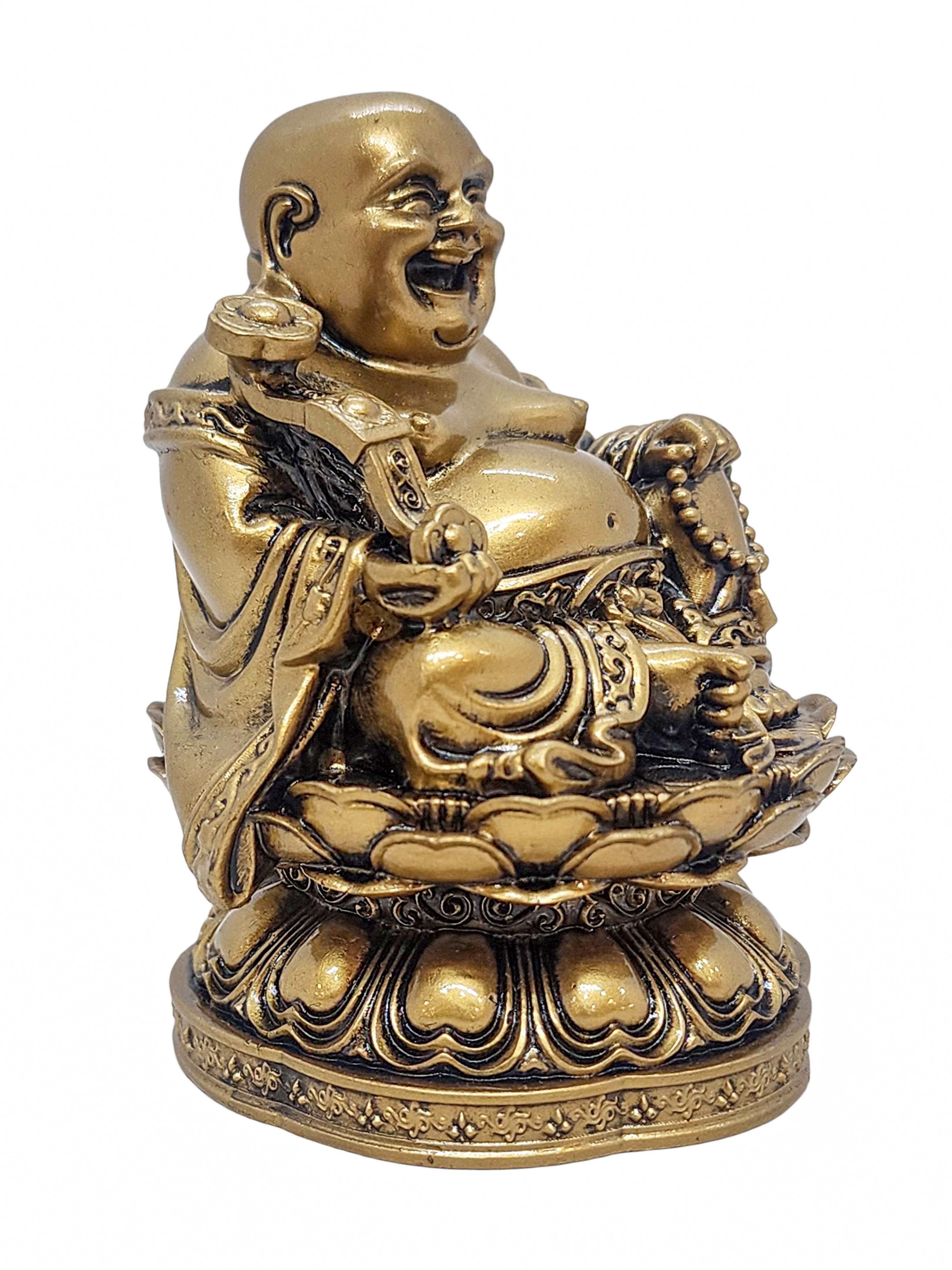 laughing Buddha , Buddhist Miniature Statue, ceramic Molding | Price ...