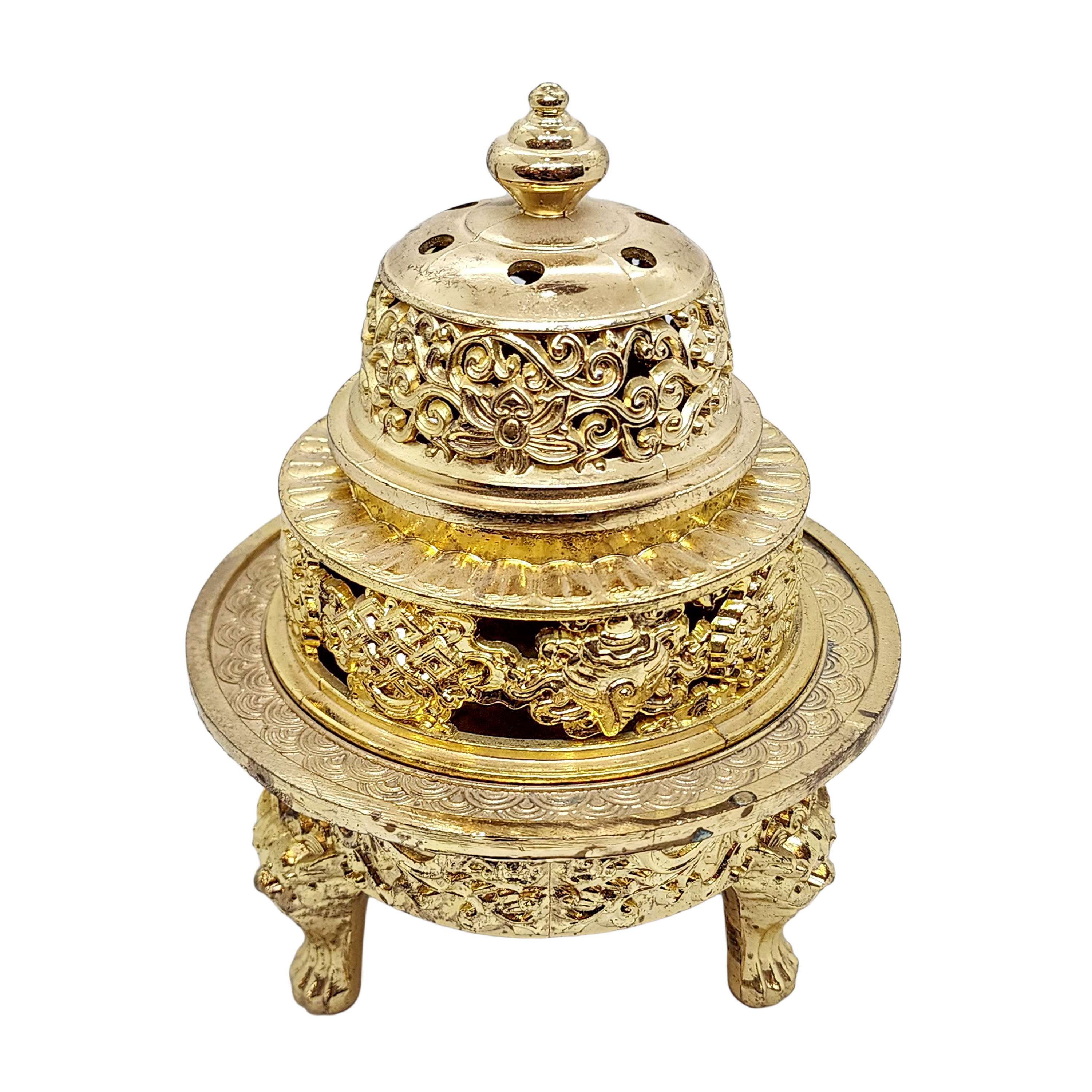 Incense Burner With Deep Carving, high Quality