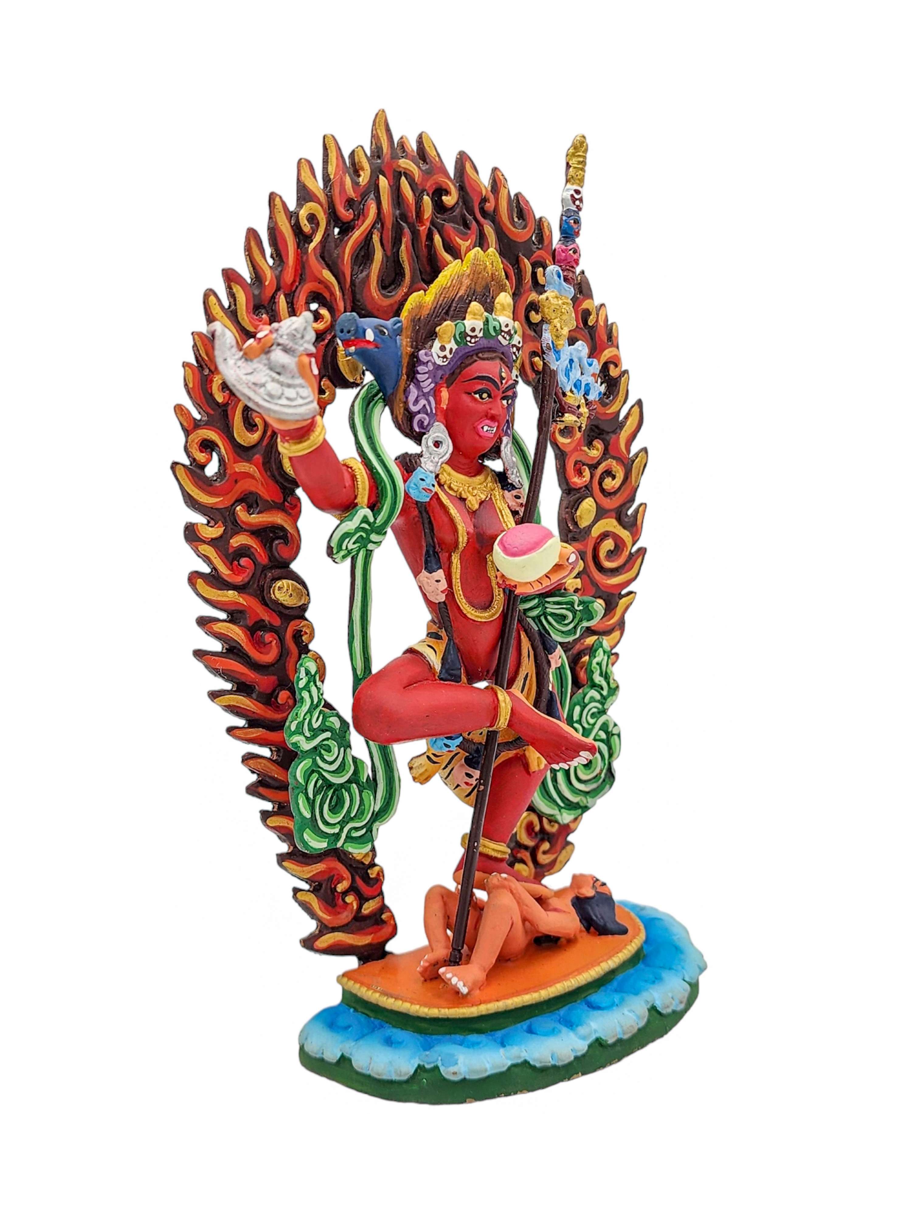 kurukulla, Buddhist Handmade Statue, traditional Color Finishing, high Quality