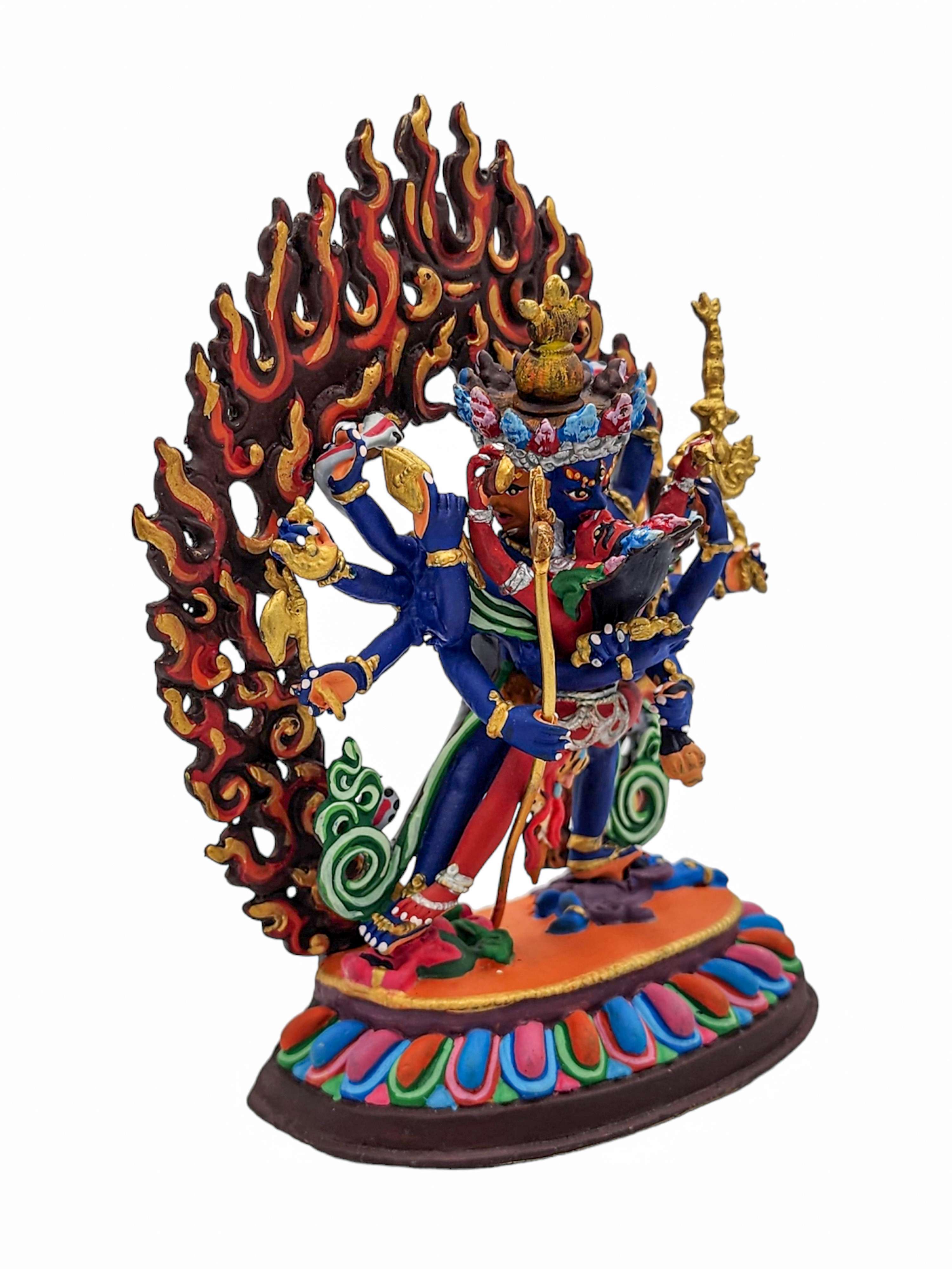 chakrasamvara, Buddhist Statue, traditional Color Finishing, high Quality