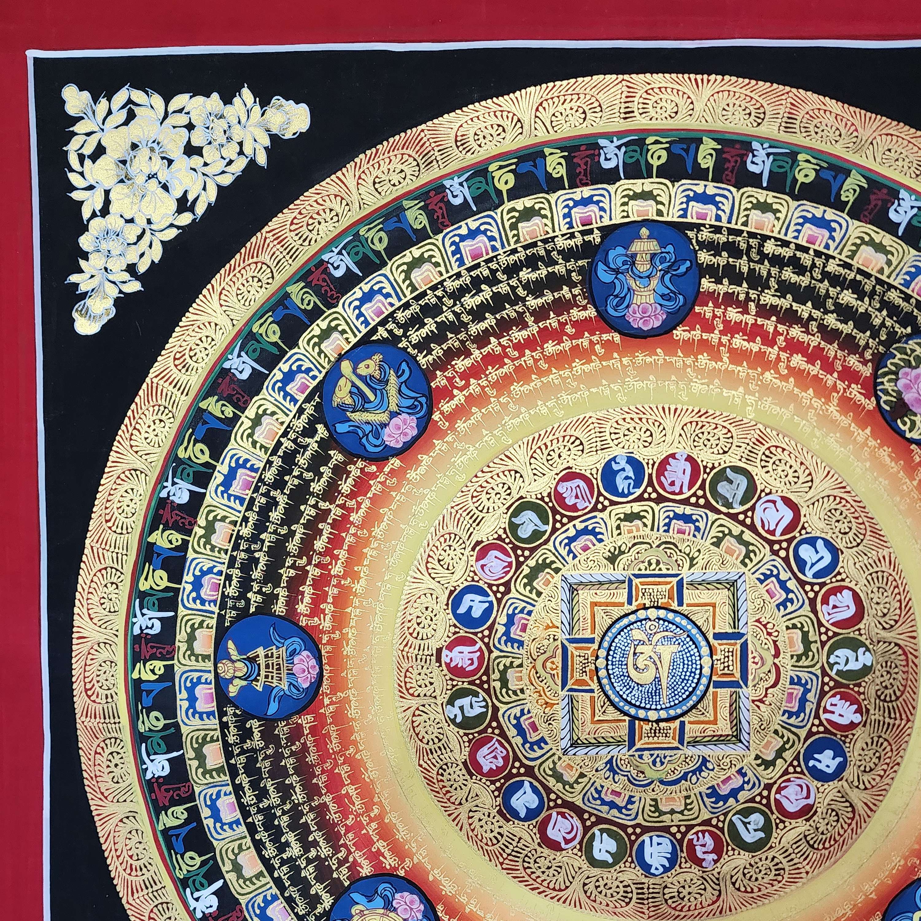 Mantra Mandala Thangka <span Style=