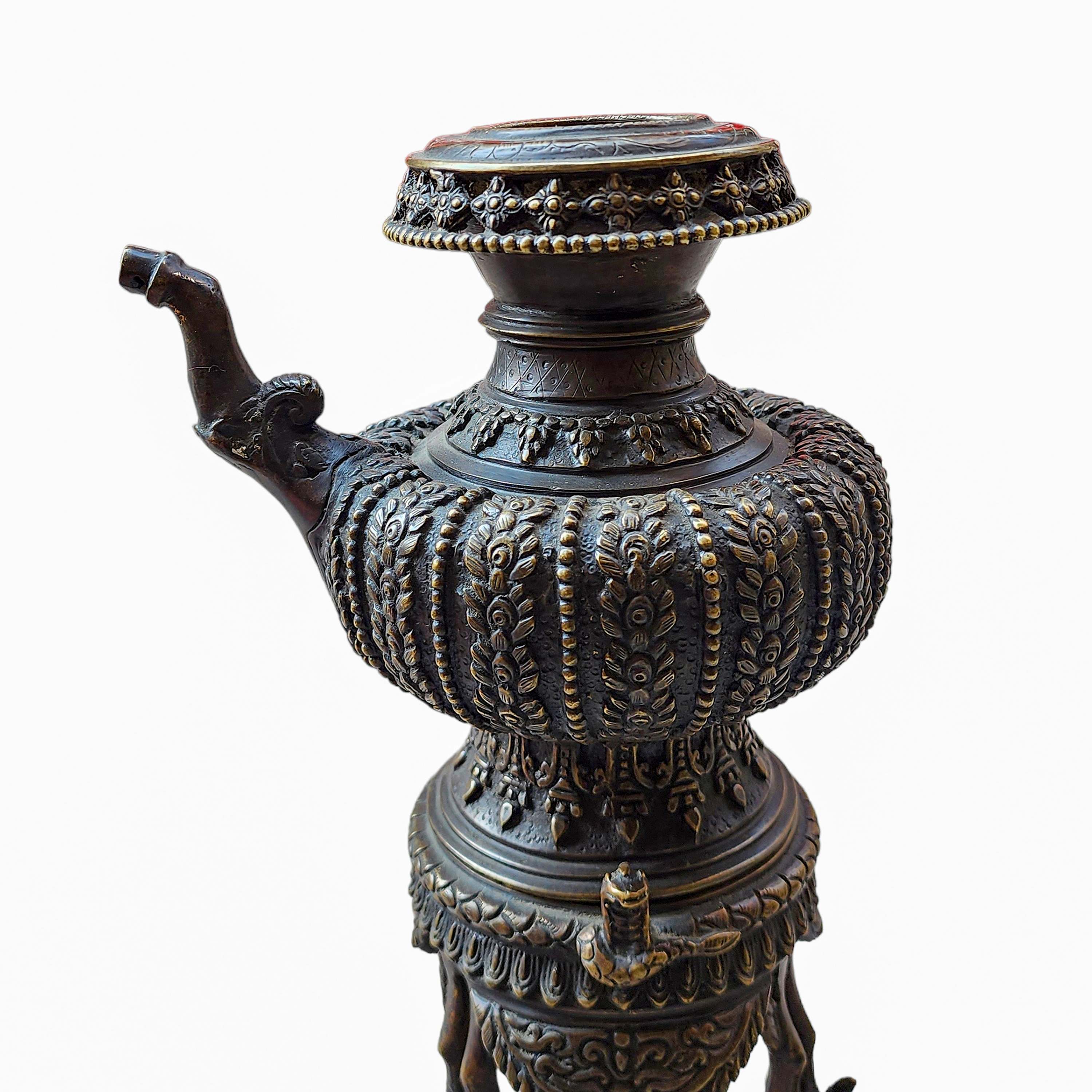 karuwa, Water Offering Vessel, Water Pot, Antique Finishing