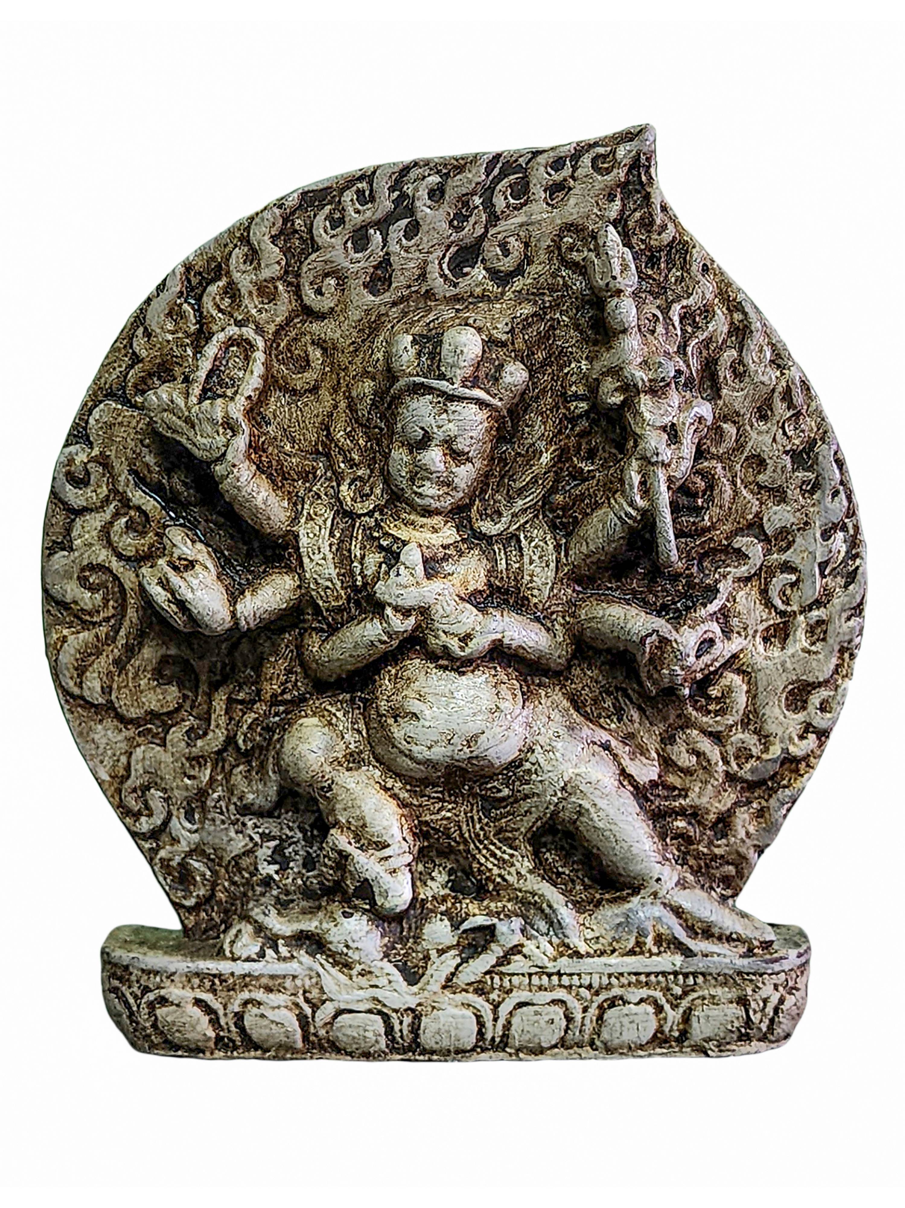 vajrapani, Buddhist Miniature Statue, resin Mold