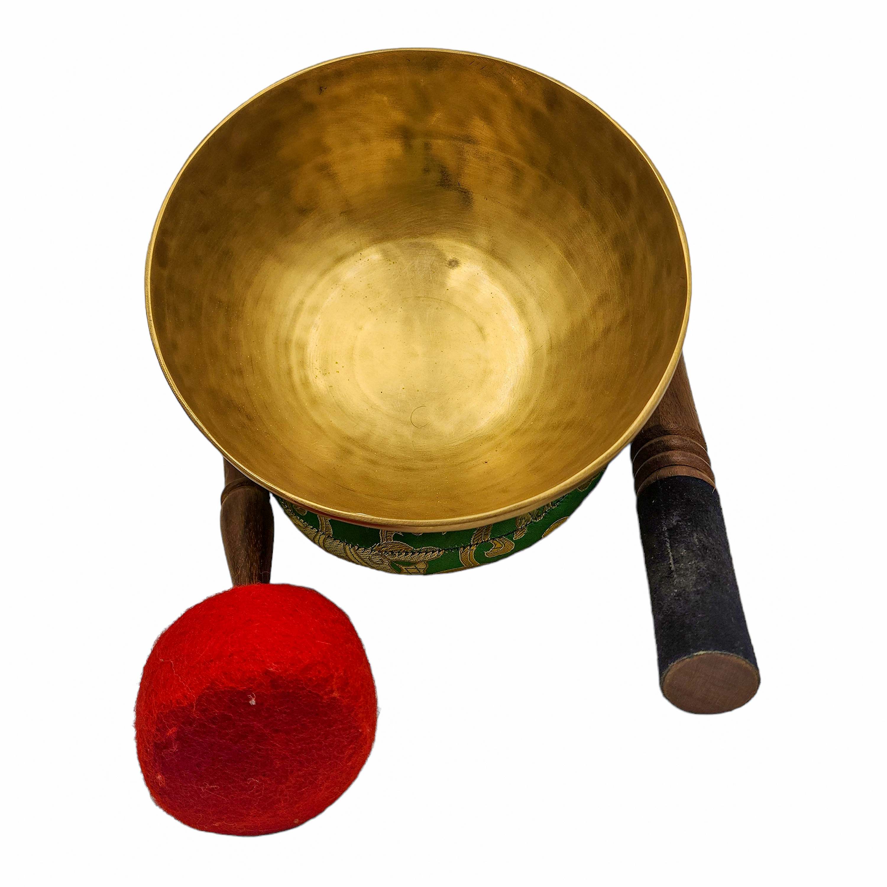 Jambati Singing Bowl, Buddhist Hand Beaten, Antique Finishing