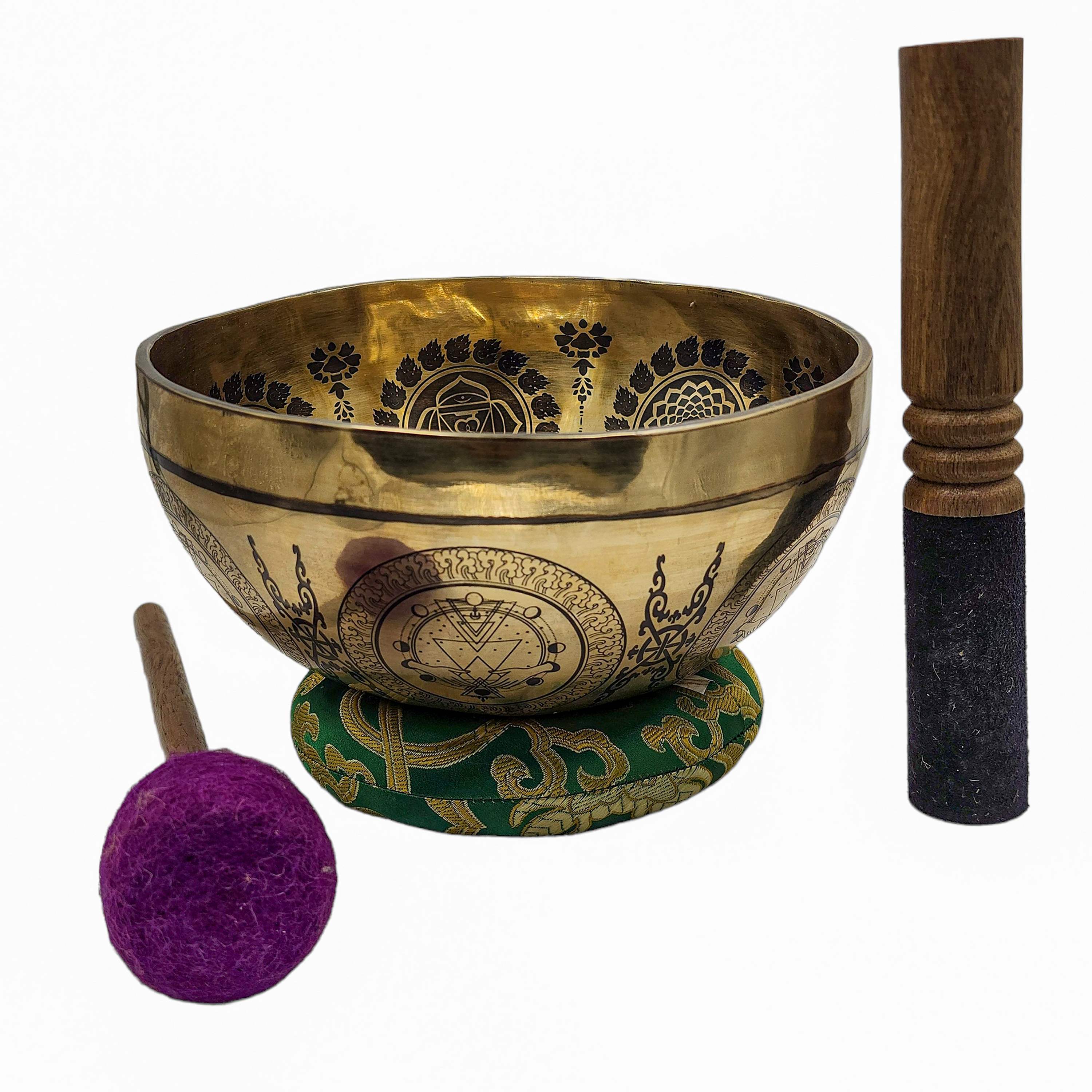 Singing Bowl, Buddhist Hand Beaten, <span Style=