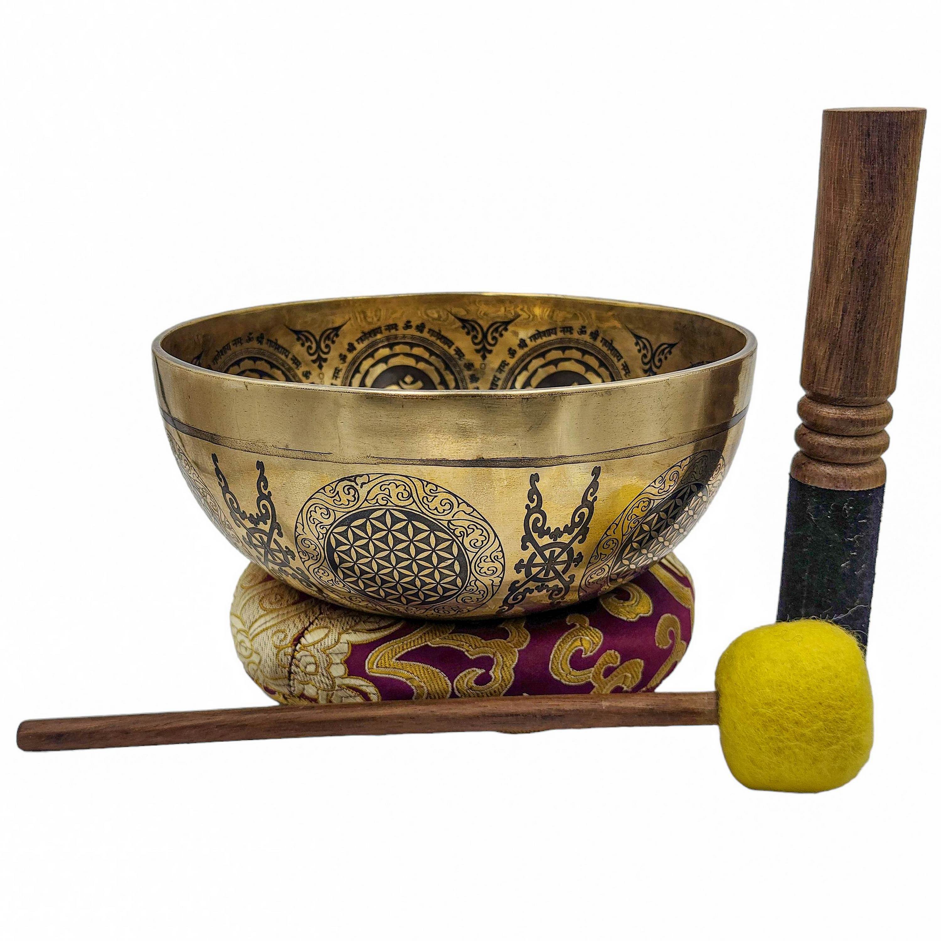 Singing Bowl, Buddhist Hand Beaten, <span Style=