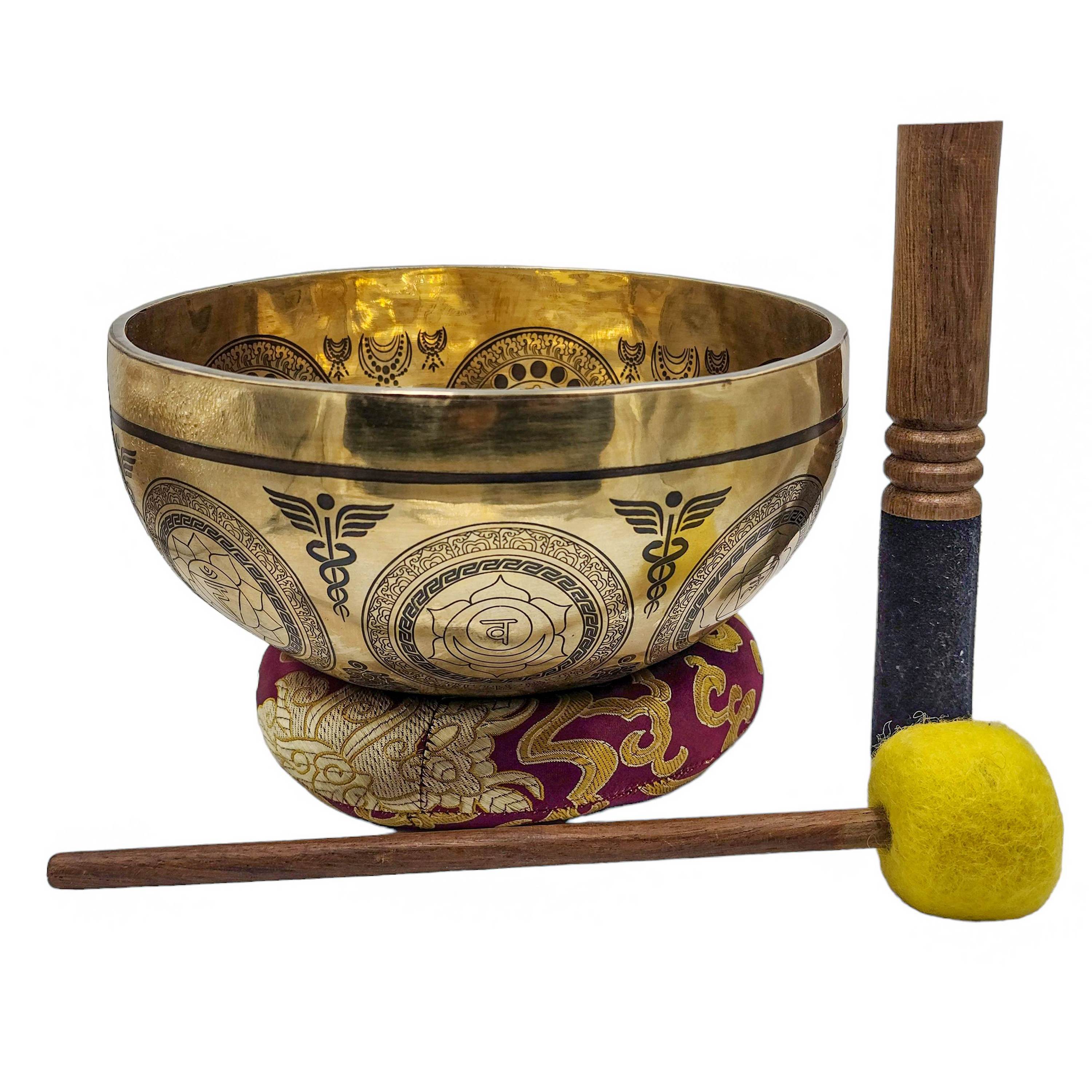 Singing Bowl, Buddhist Hand Beaten, <span Style=