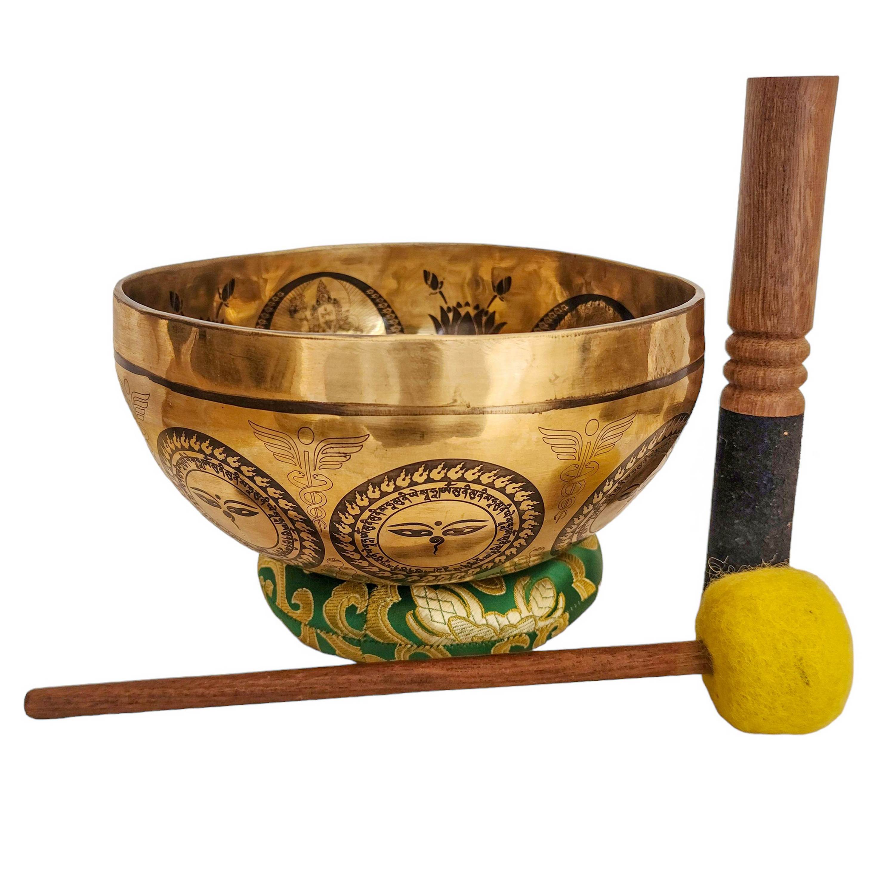 Singing Bowl, Buddhist Hand Beaten, <span Style=