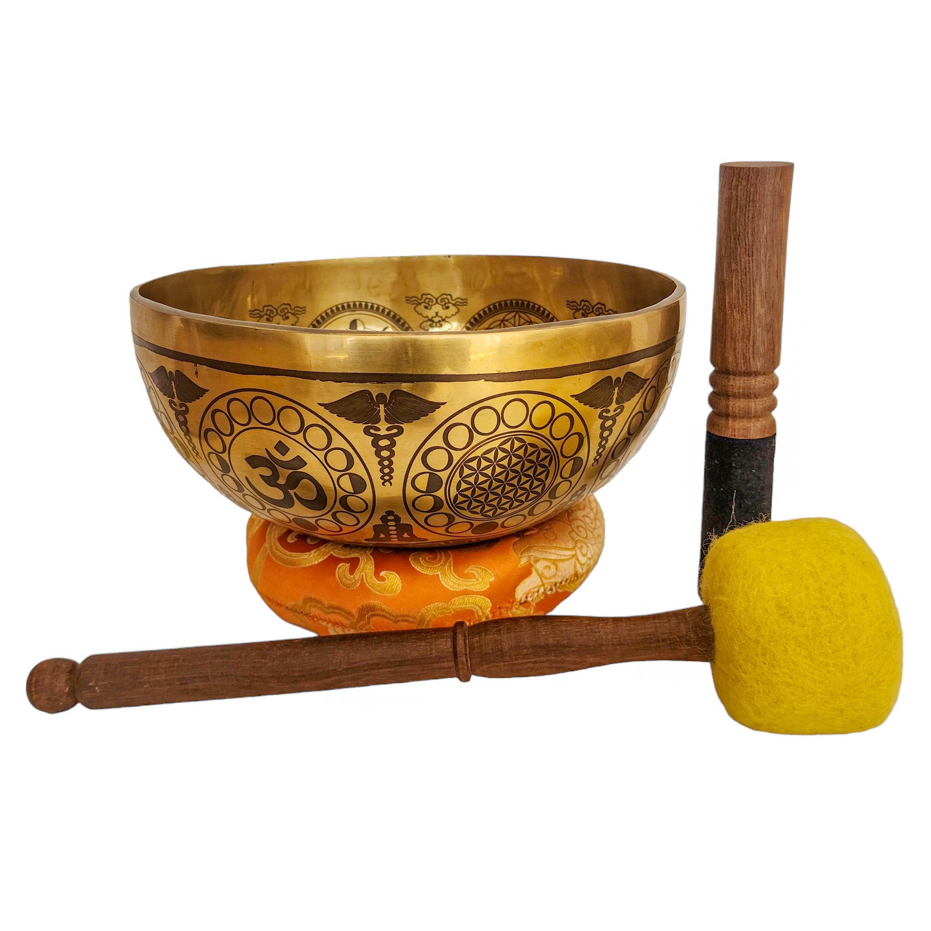 Singing Bowl, Buddhist Hand Beaten, <span Style=