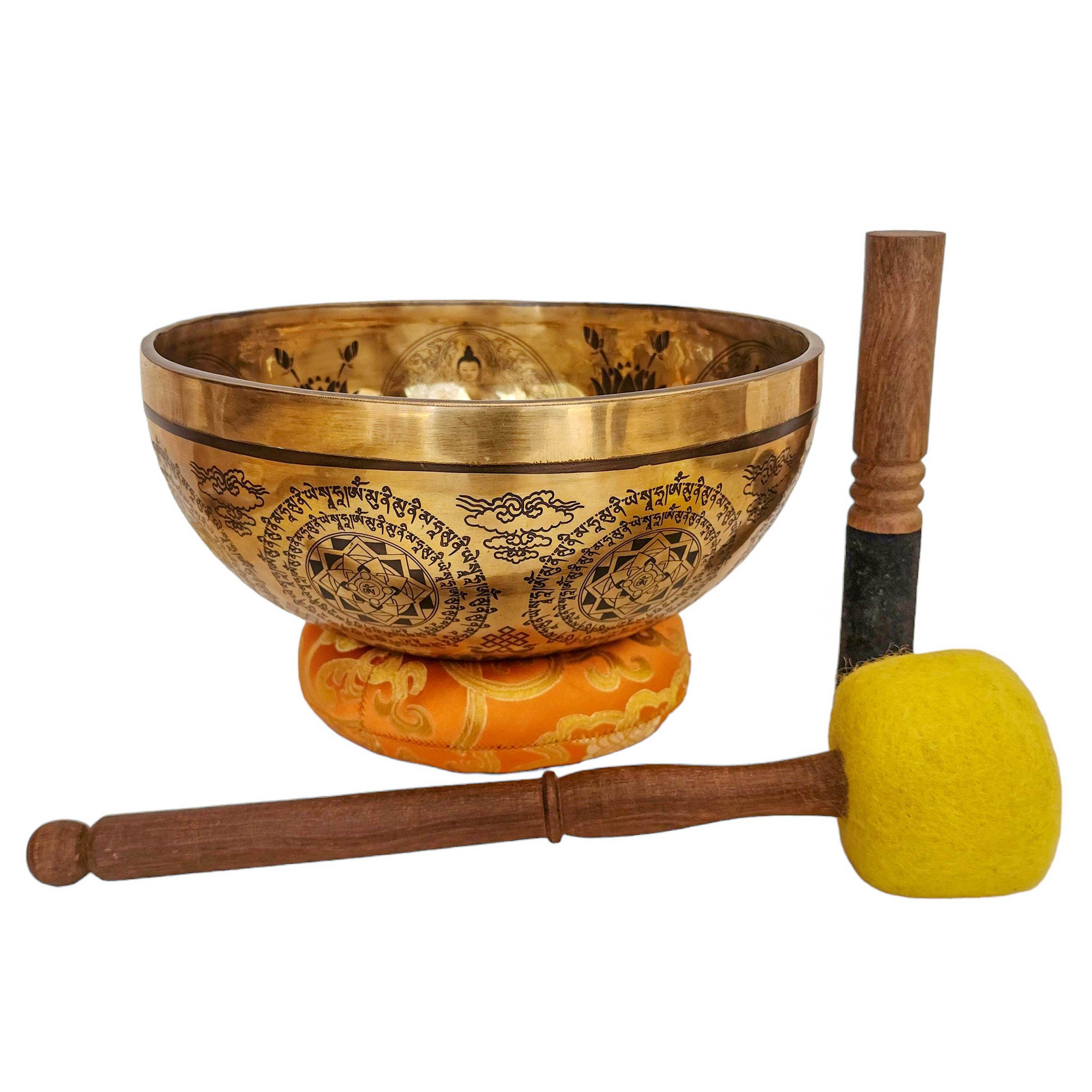 Singing Bowl, Buddhist Hand Beaten, <span Style=