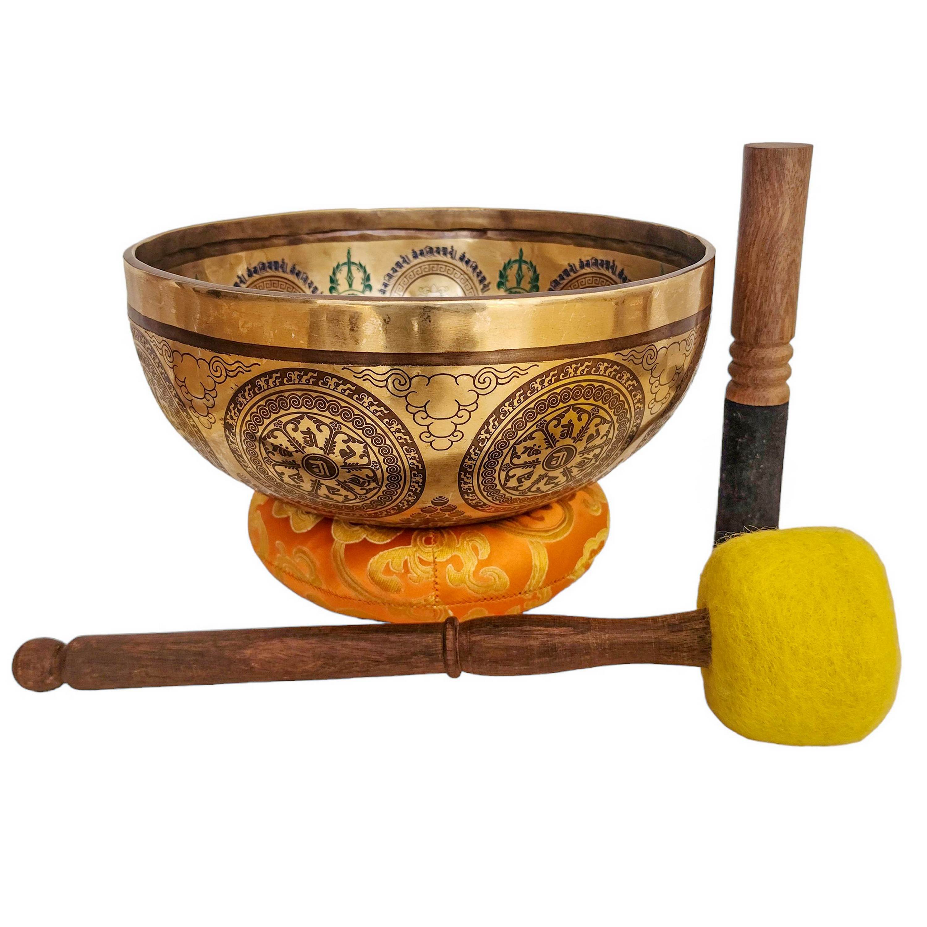 Singing Bowl, Buddhist Hand Beaten, <span Style=