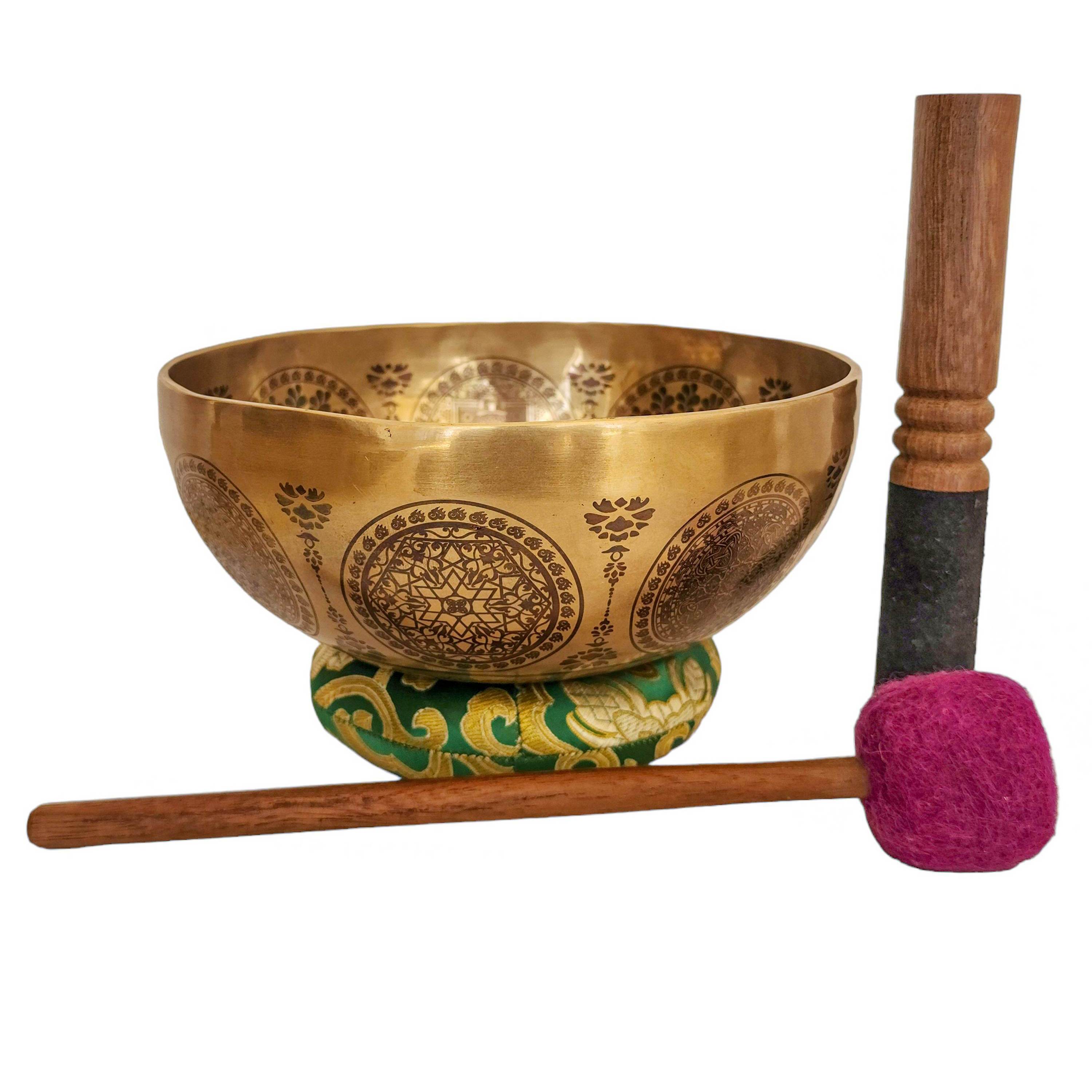 Singing Bowl, Buddhist Hand Beaten, <span Style=