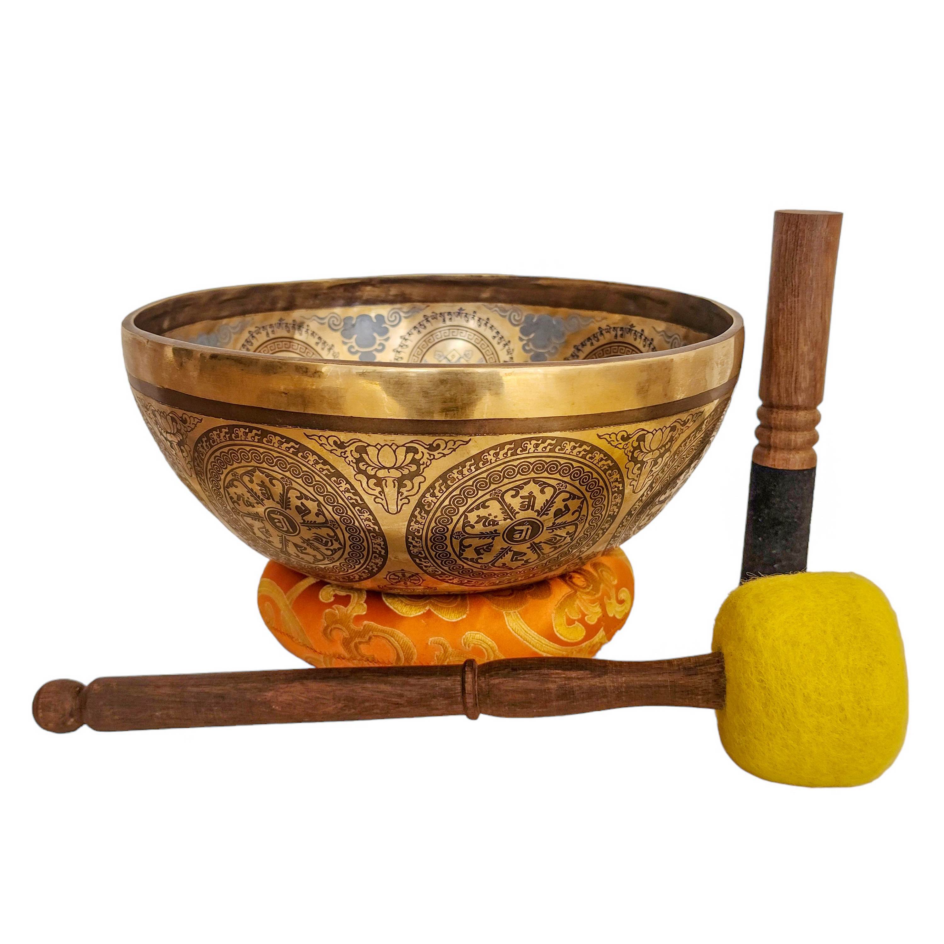 Singing Bowl, Buddhist Hand Beaten, <span Style=