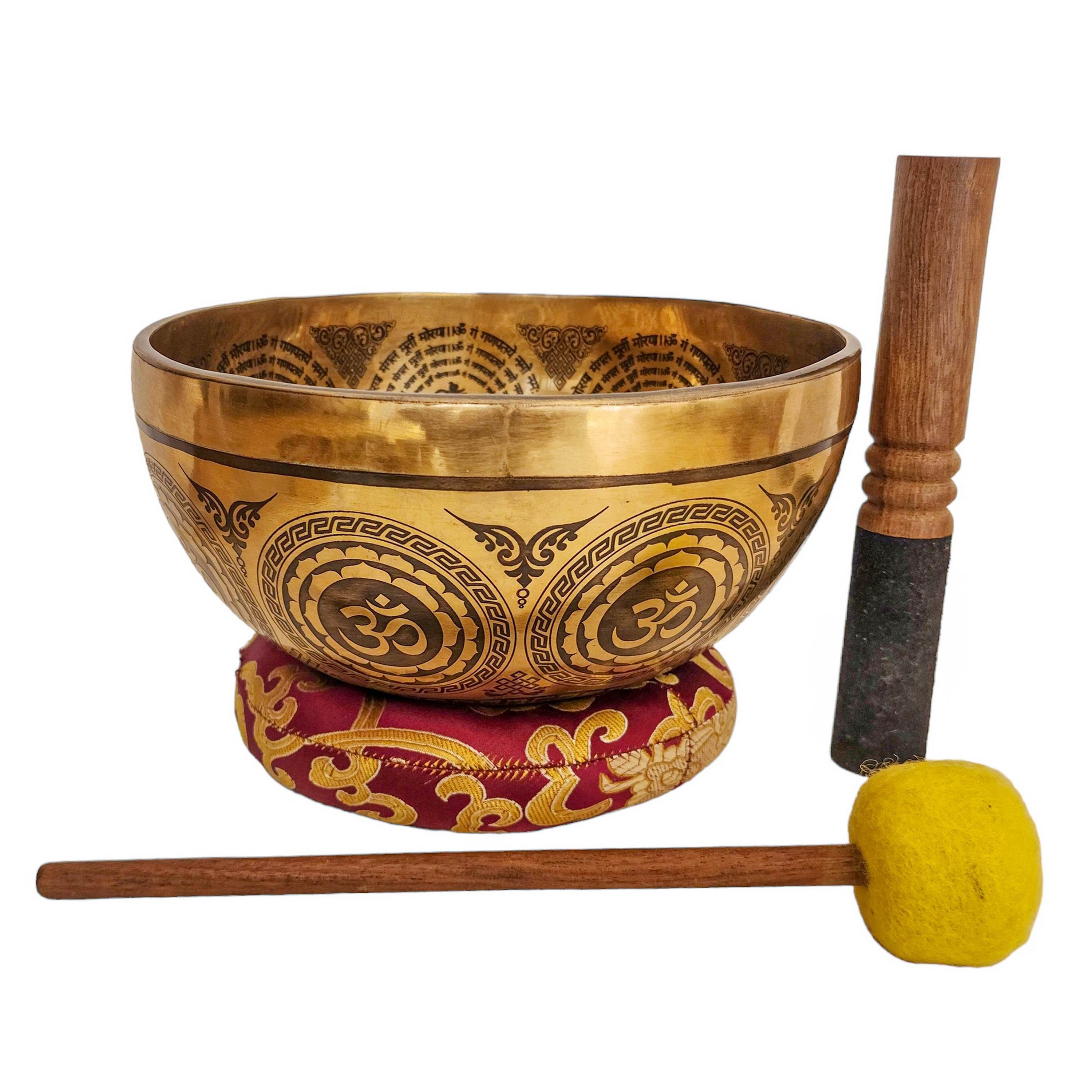 Singing Bowl, Buddhist Hand Beaten, <span Style=