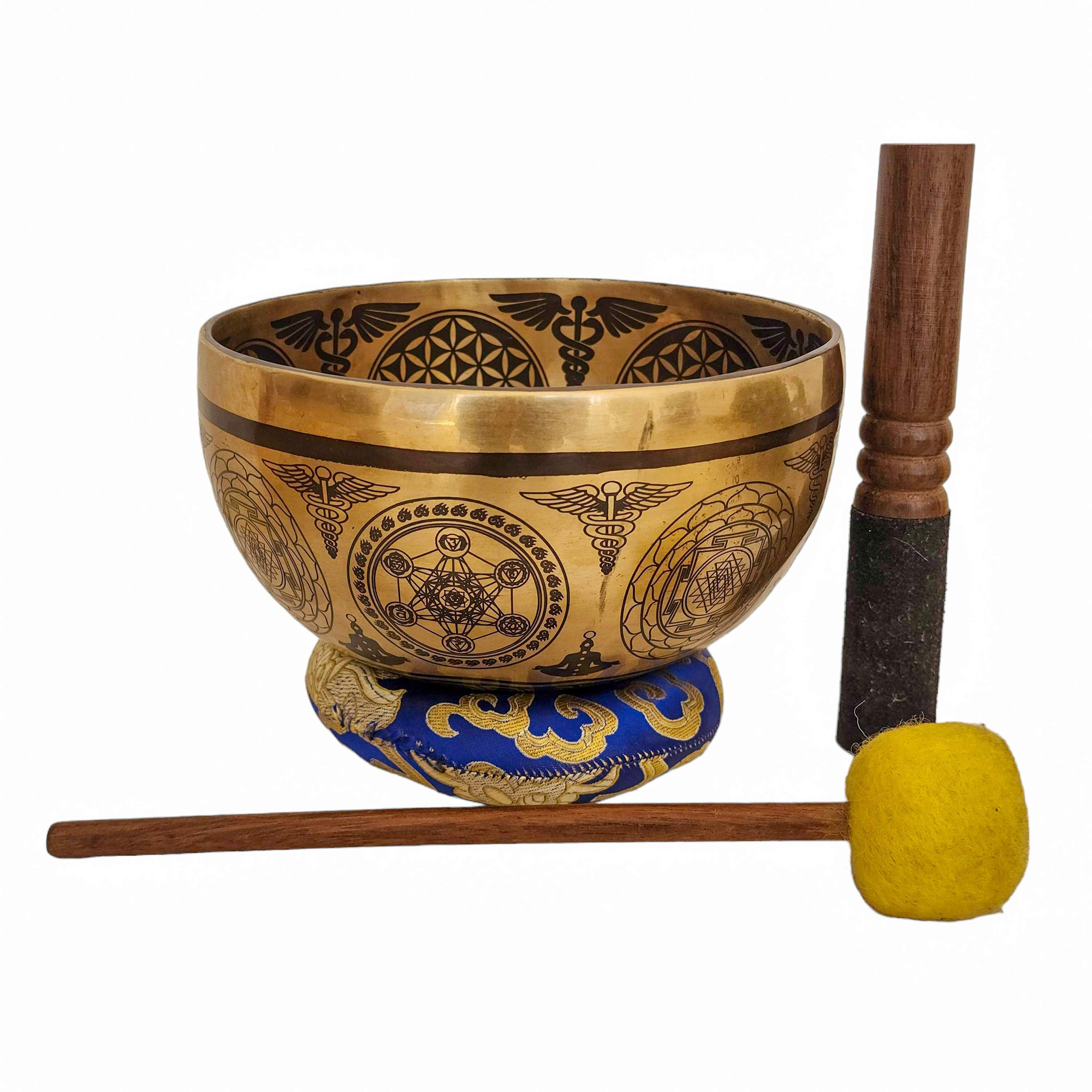 Singing Bowl, Buddhist Hand Beaten, <span Style=