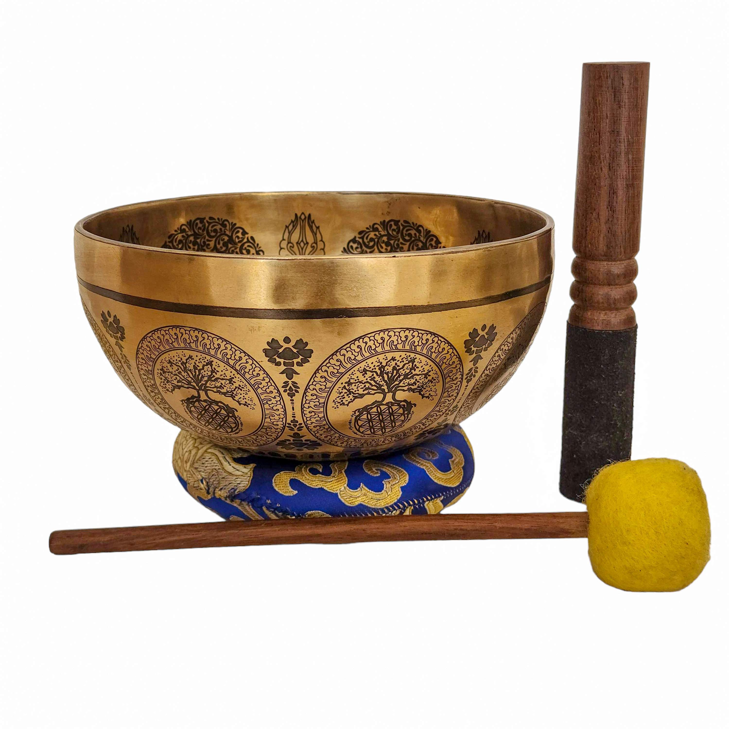 Singing Bowl, Buddhist Hand Beaten, <span Style=