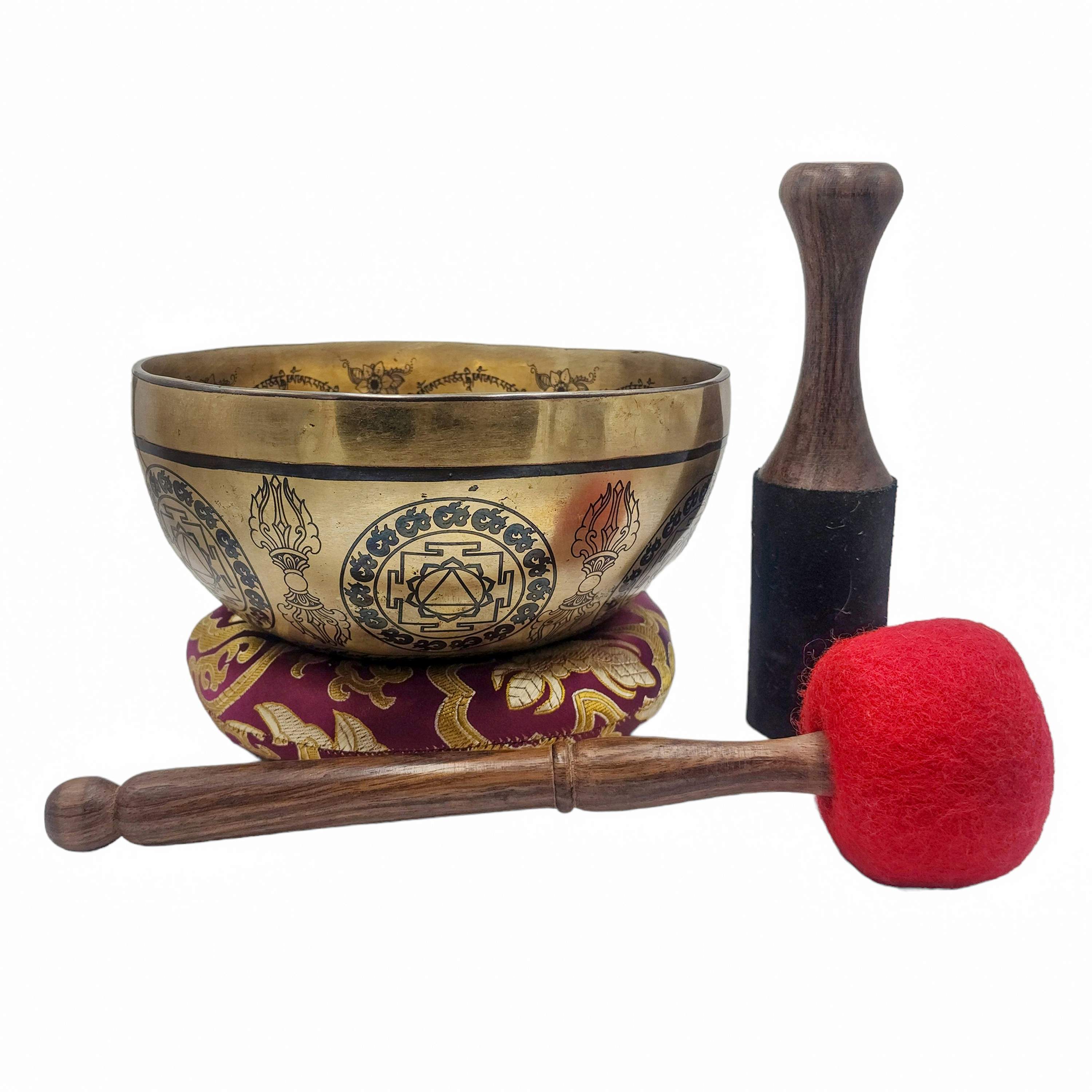 Singing Bowl, Buddhist Hand Beaten, <span Style=