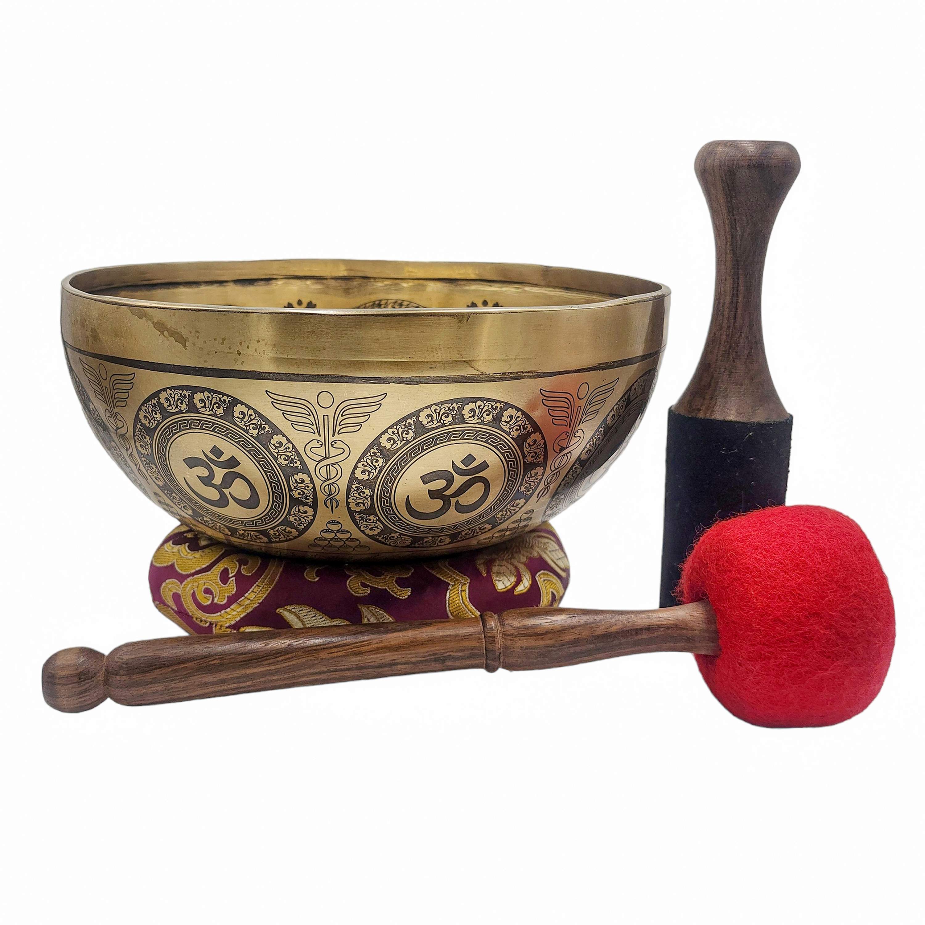 Singing Bowl, Buddhist Hand Beaten, <span Style=