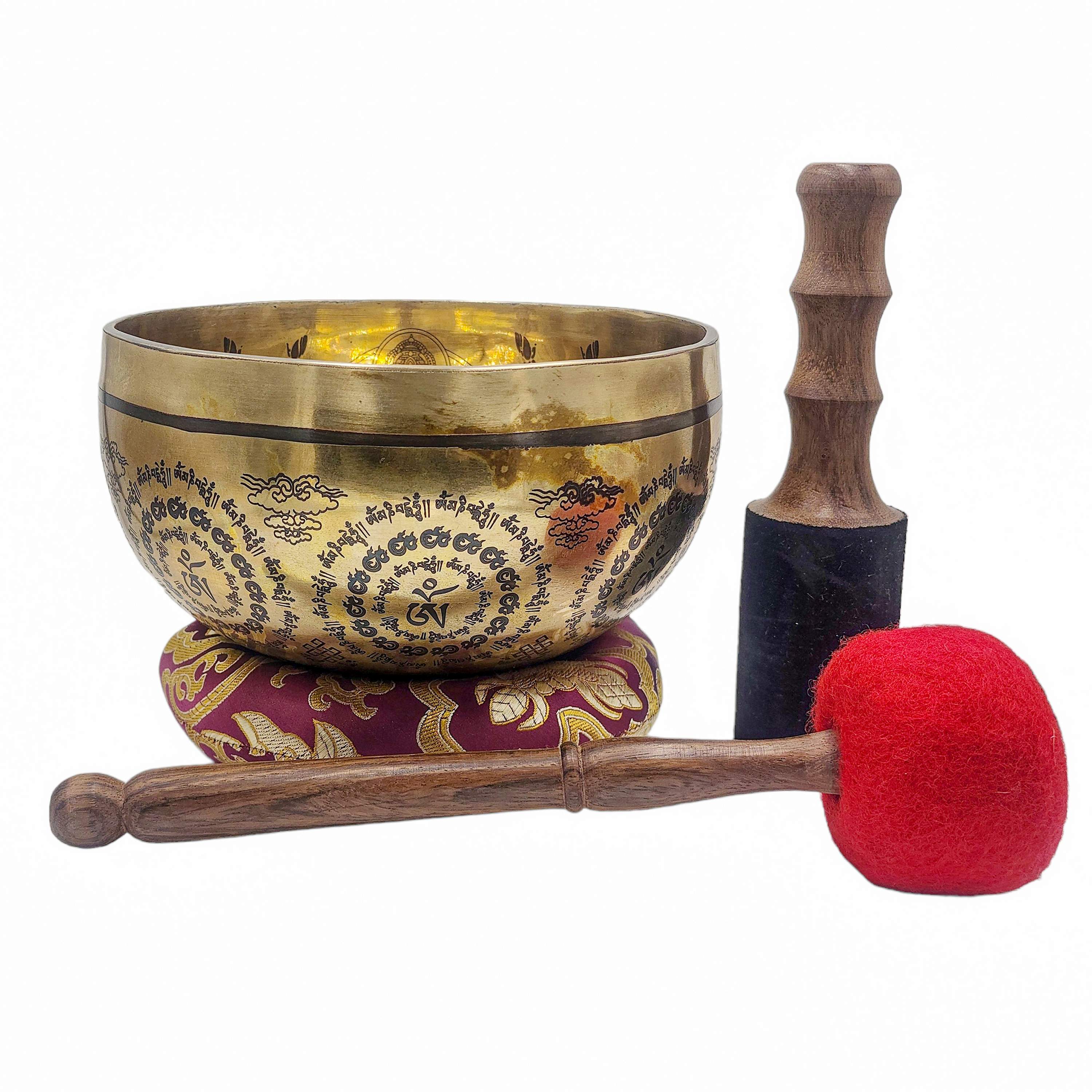 Singing Bowl, Buddhist Hand Beaten, <span Style=