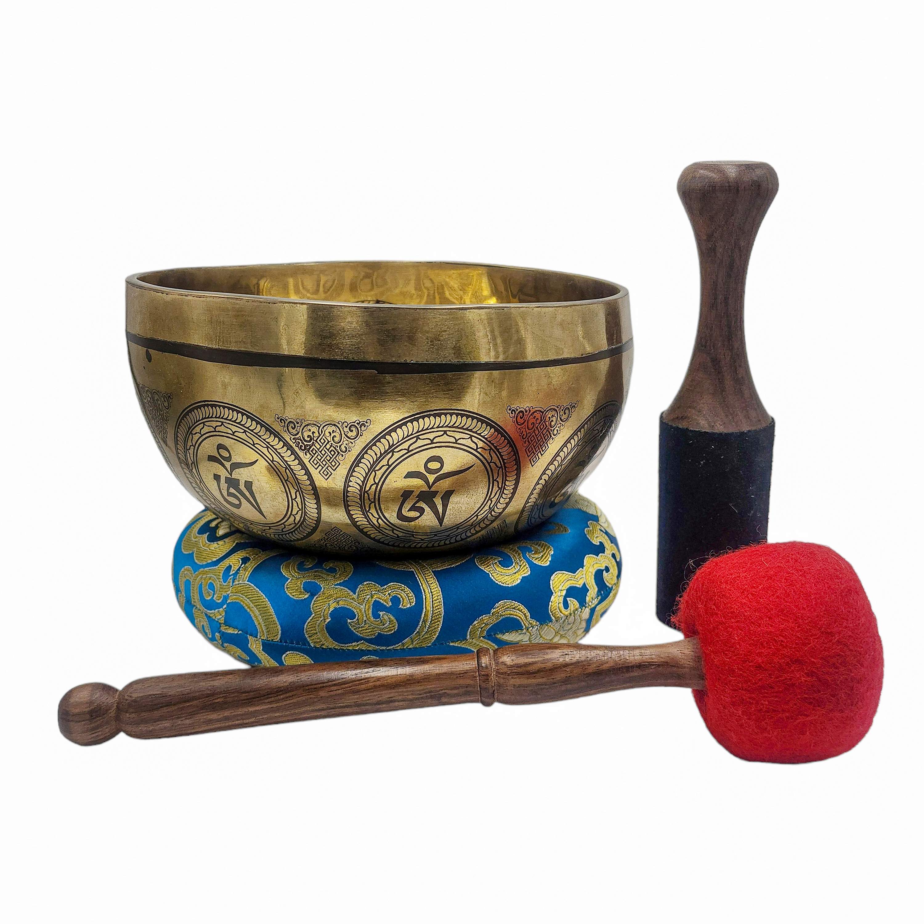 Singing Bowl, Buddhist Hand Beaten, <span Style=