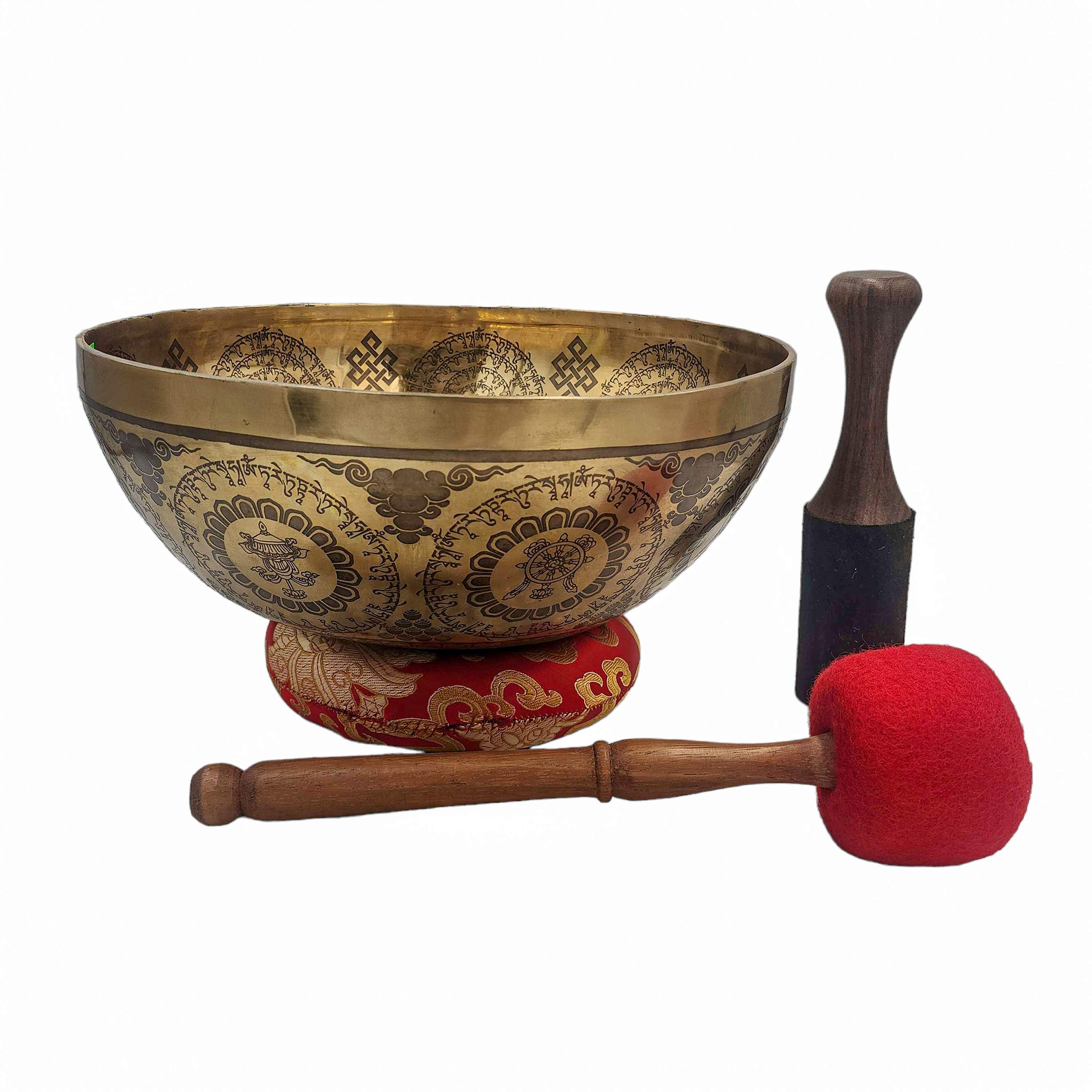 Singing Bowl, Buddhist Hand Beaten, <span Style=