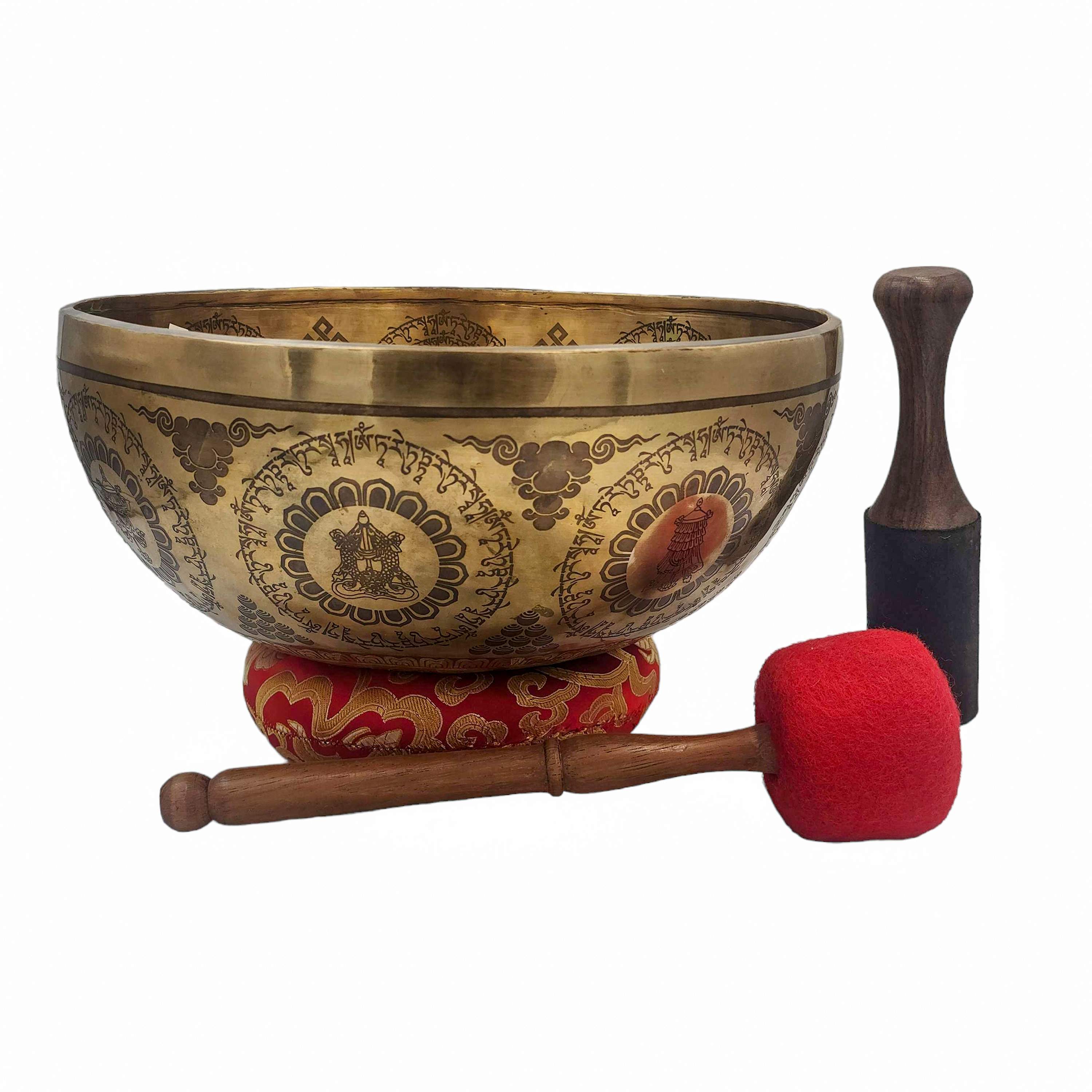 Singing Bowl, Buddhist Hand Beaten, <span Style=