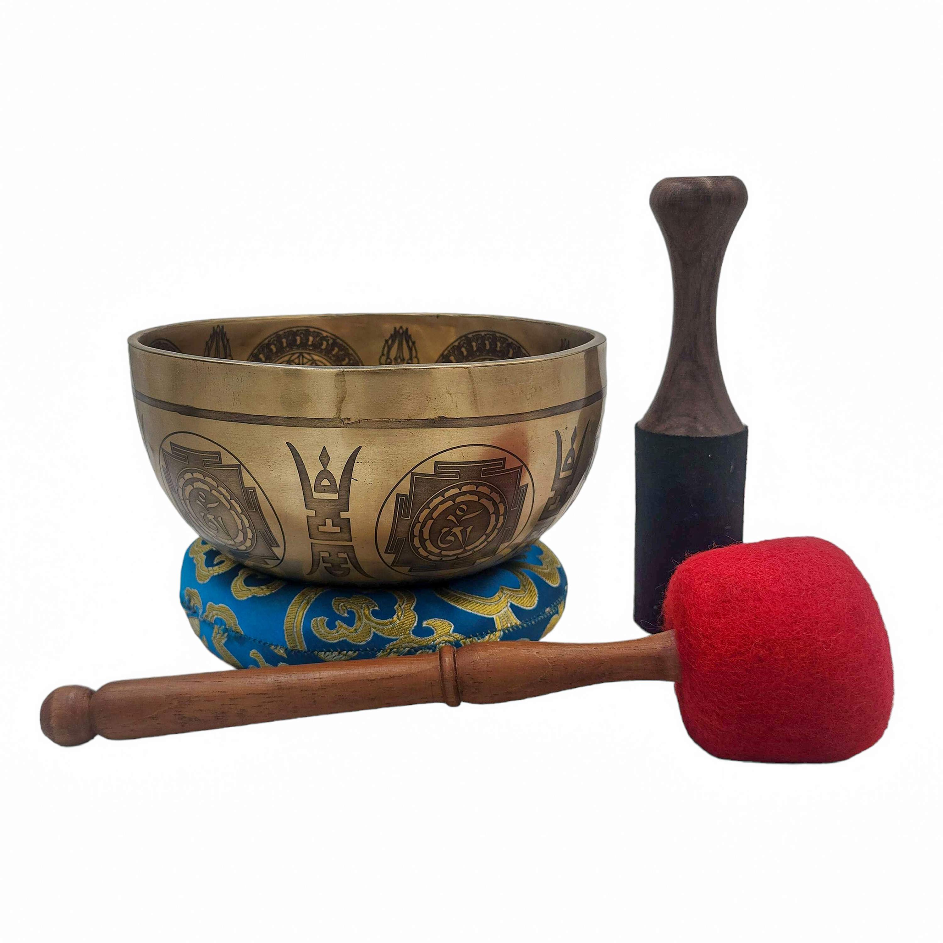 Singing Bowl, Buddhist Hand Beaten, <span Style=