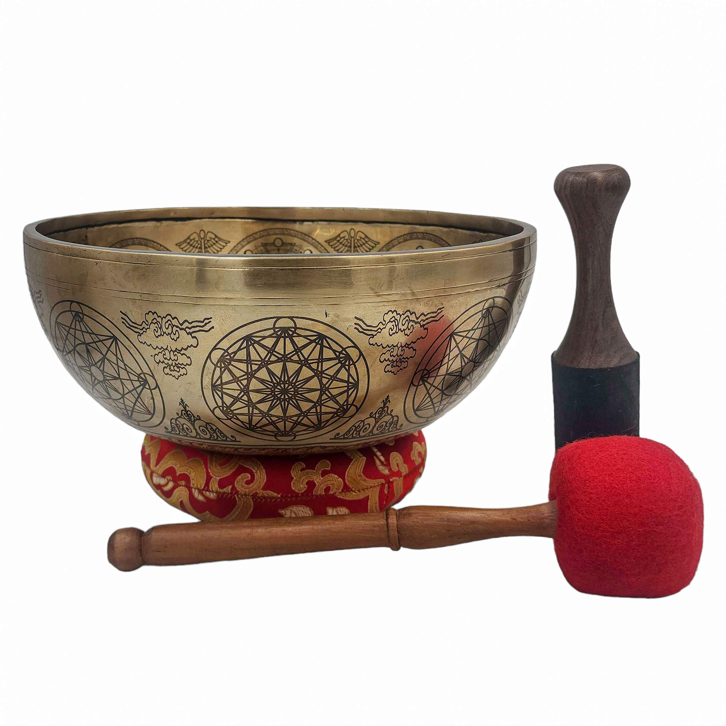 Singing Bowl, Buddhist Hand Beaten, <span Style=