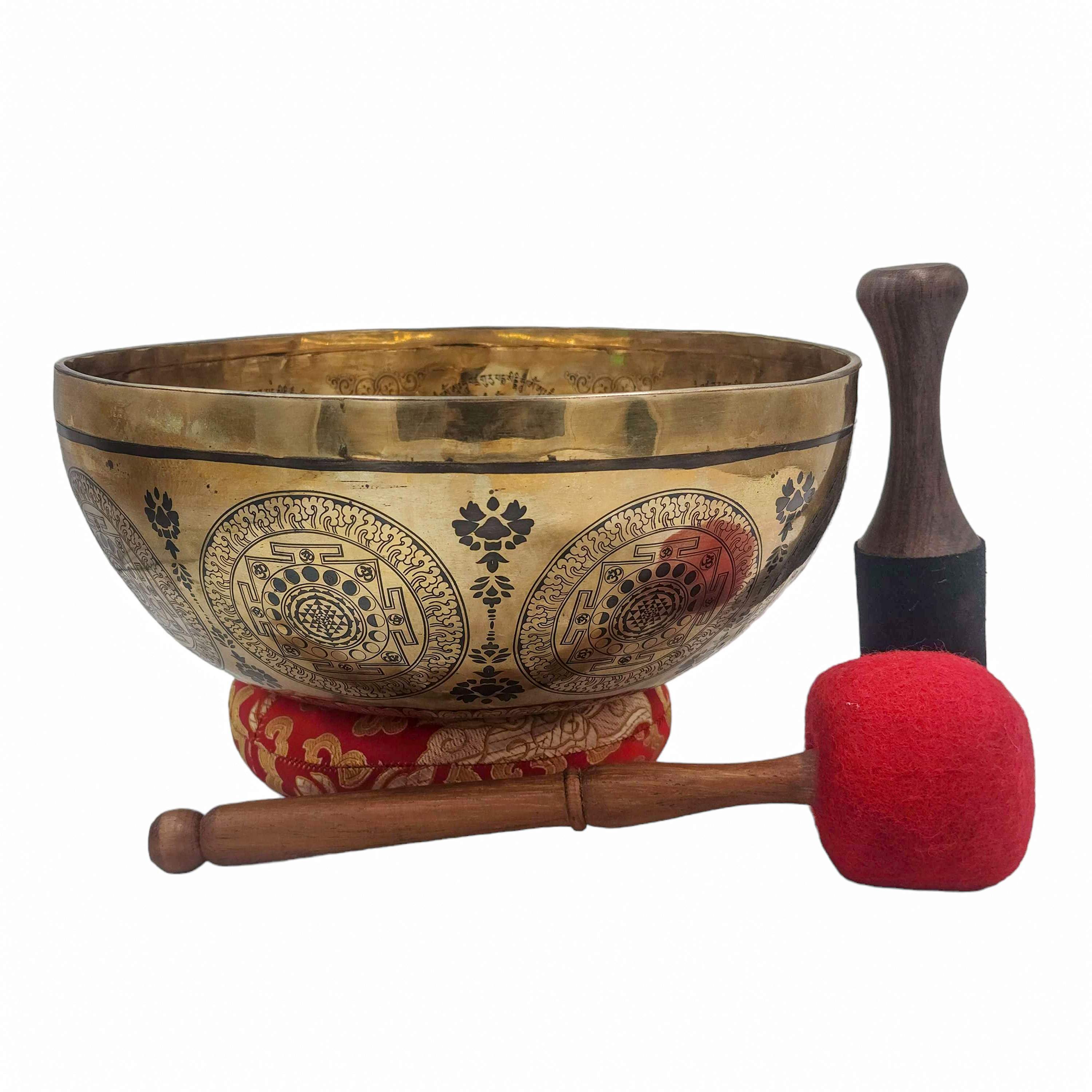 Singing Bowl, Buddhist Hand Beaten, <span Style=