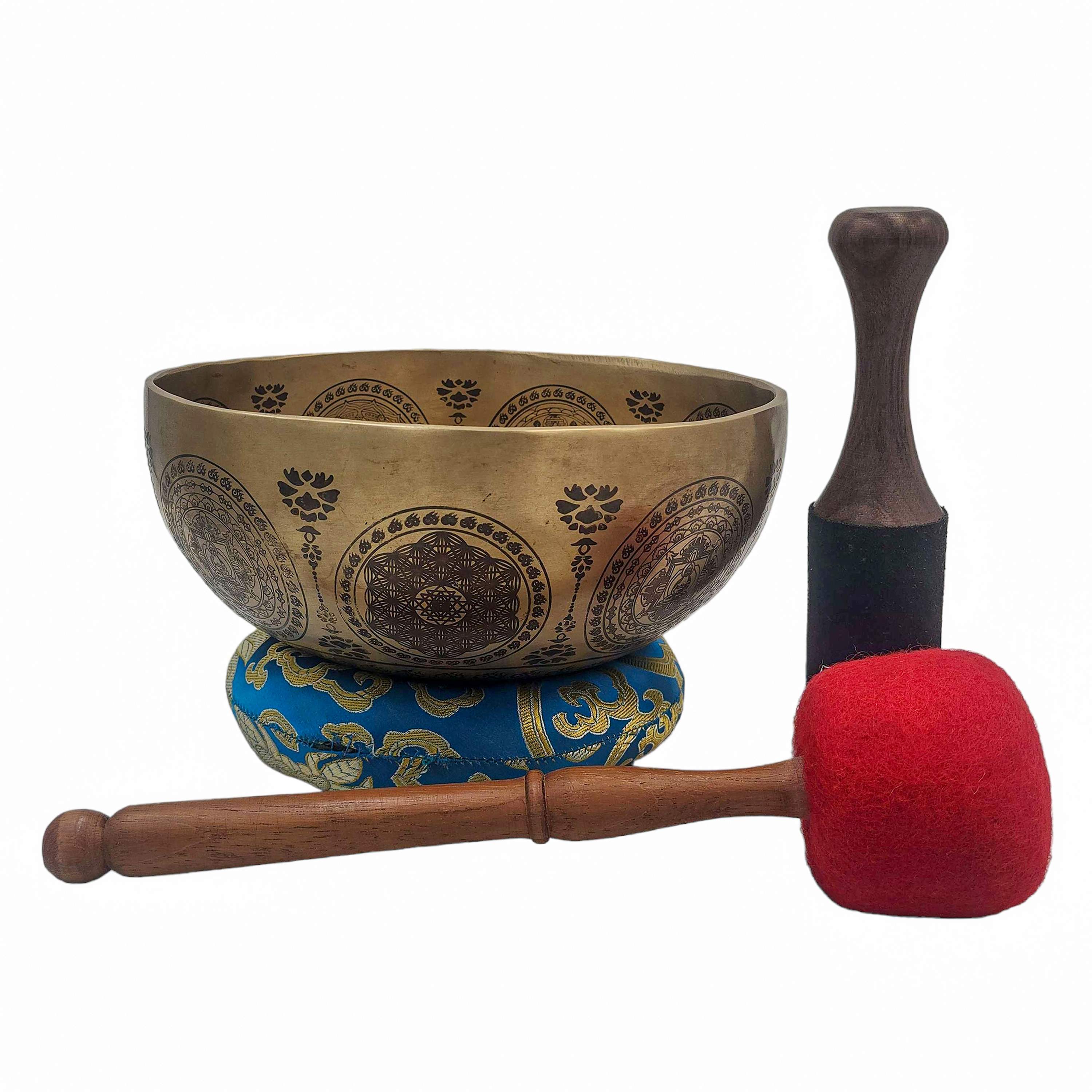 Singing Bowl, Buddhist Hand Beaten, <span Style=