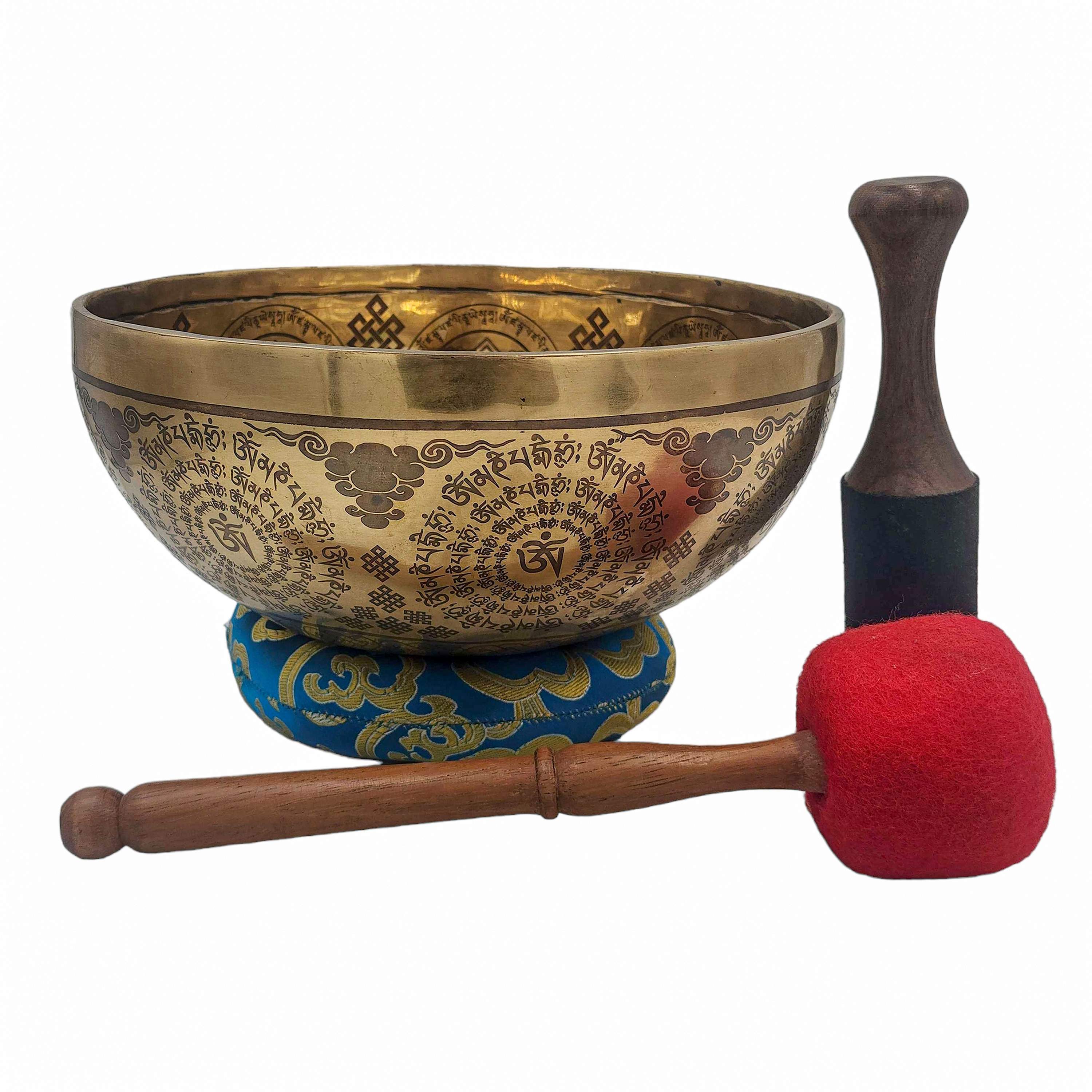 Singing Bowl, Buddhist Hand Beaten, <span Style=