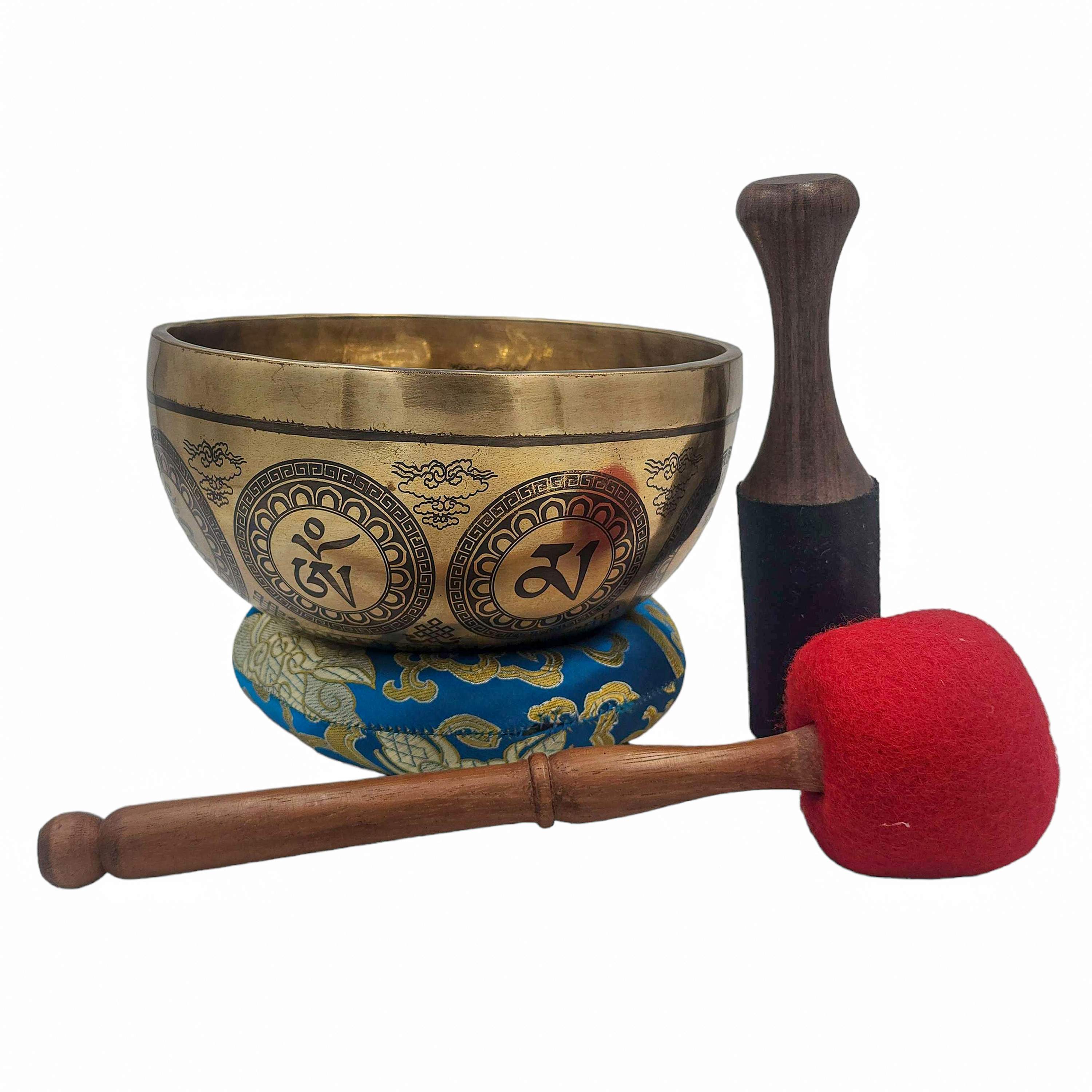 Singing Bowl, Buddhist Hand Beaten, <span Style=