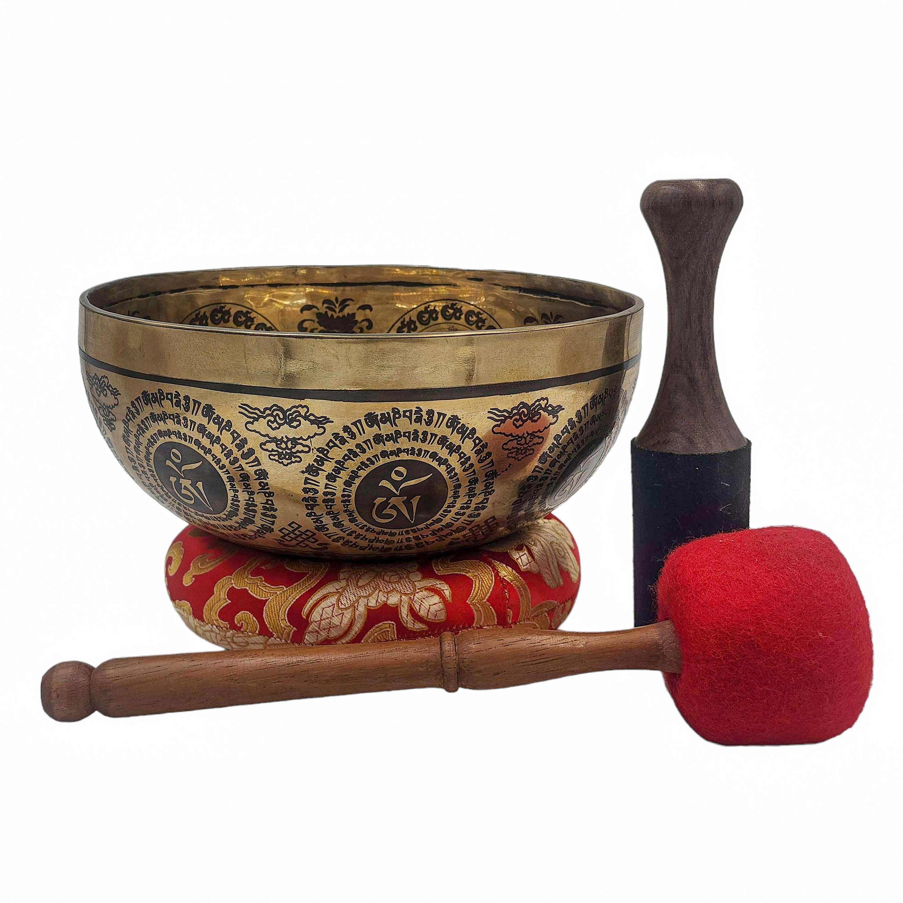 Singing Bowl, Buddhist Hand Beaten, <span Style=