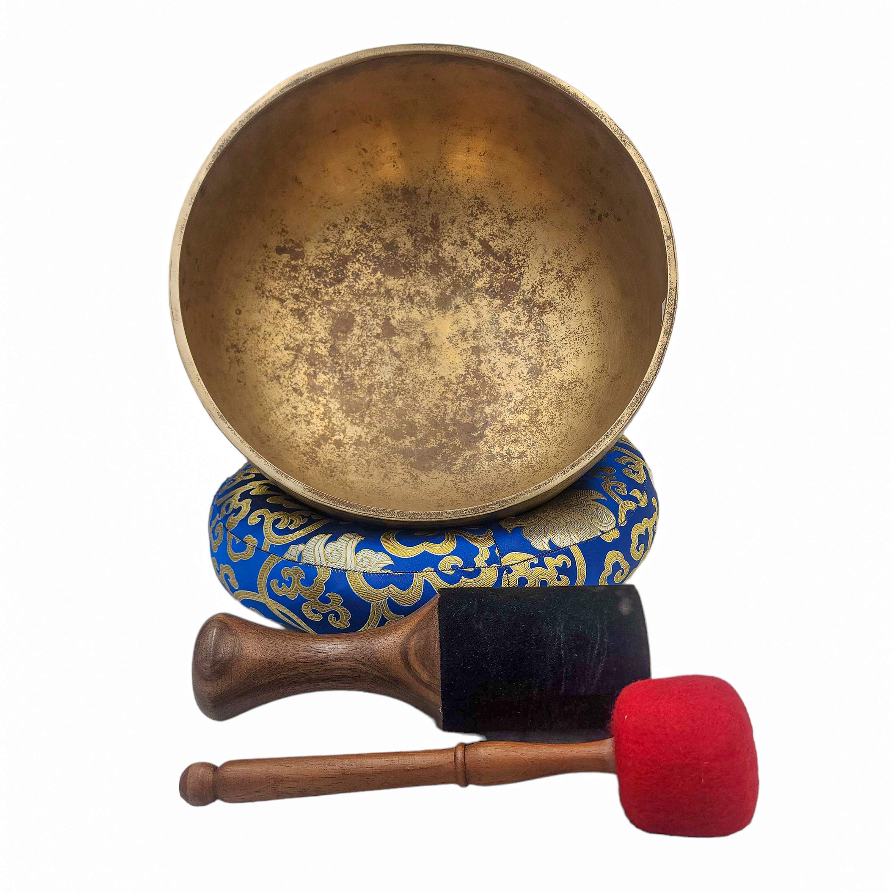 Jambati Singing Bowl, Buddhist Hand Beaten, Sound Note G, 96 Hz