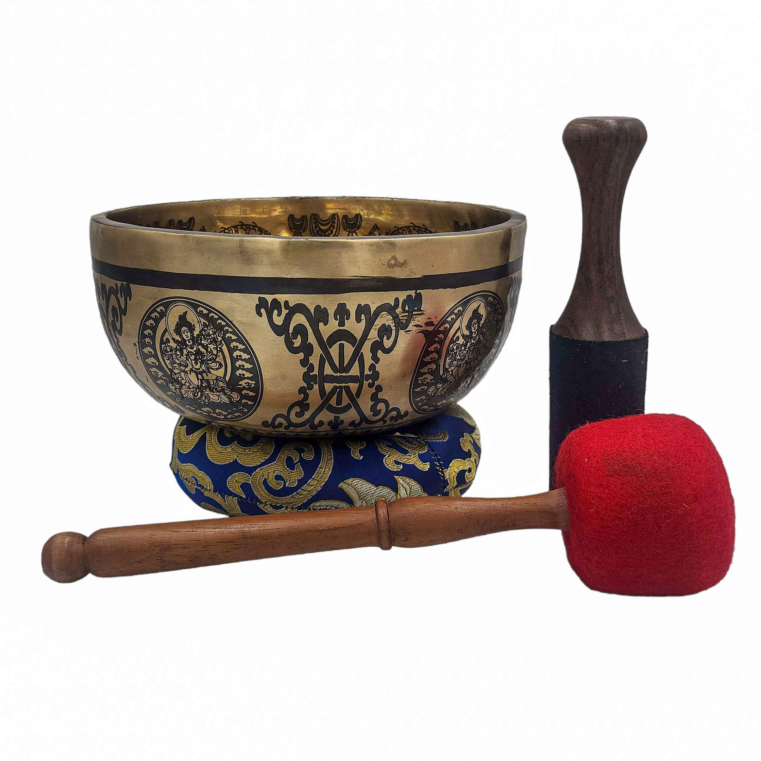 Singing Bowl, Buddhist Hand Beaten, <span Style=