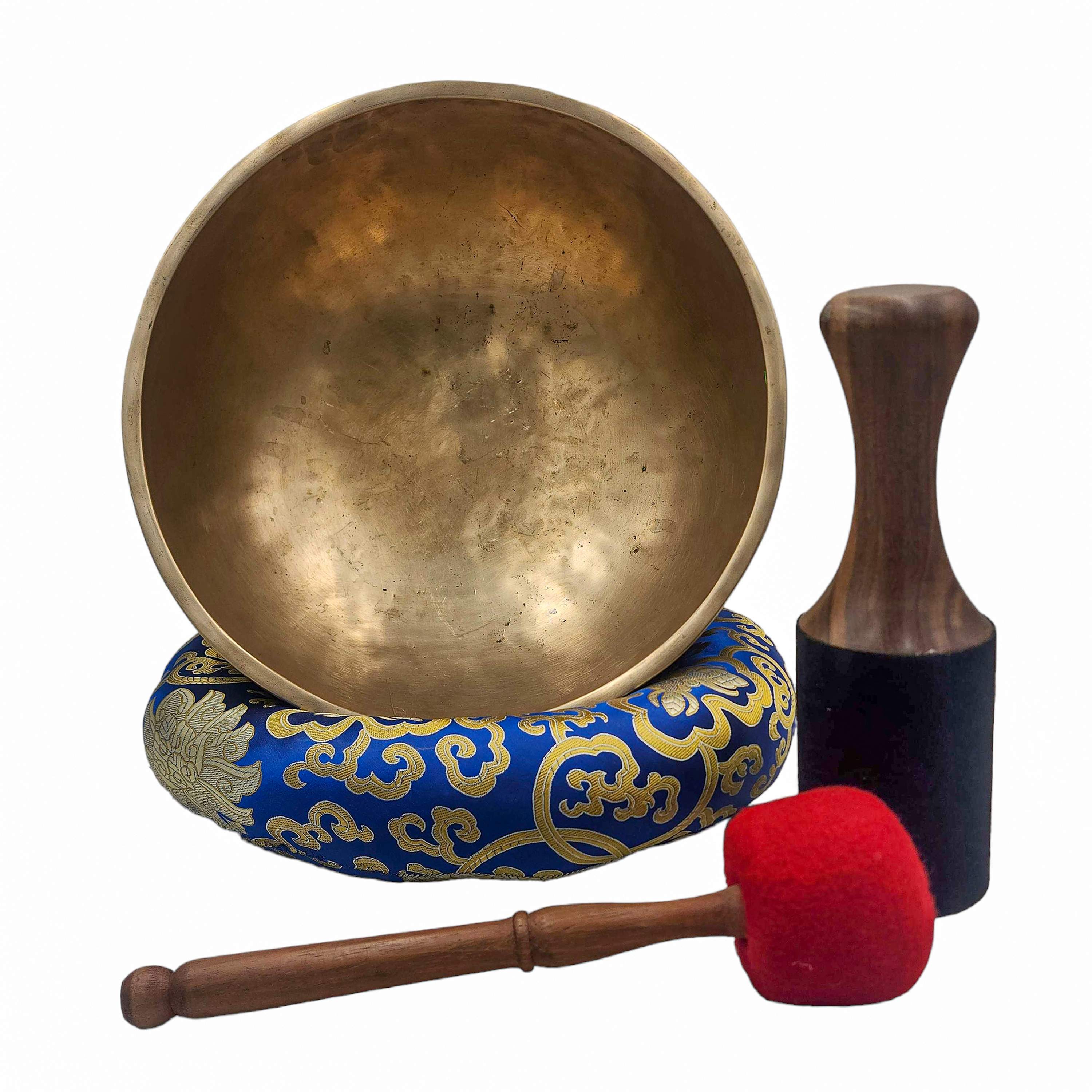 Jambati Singing Bowl, Buddhist Hand Beaten, Sound Note C, 135 Hz