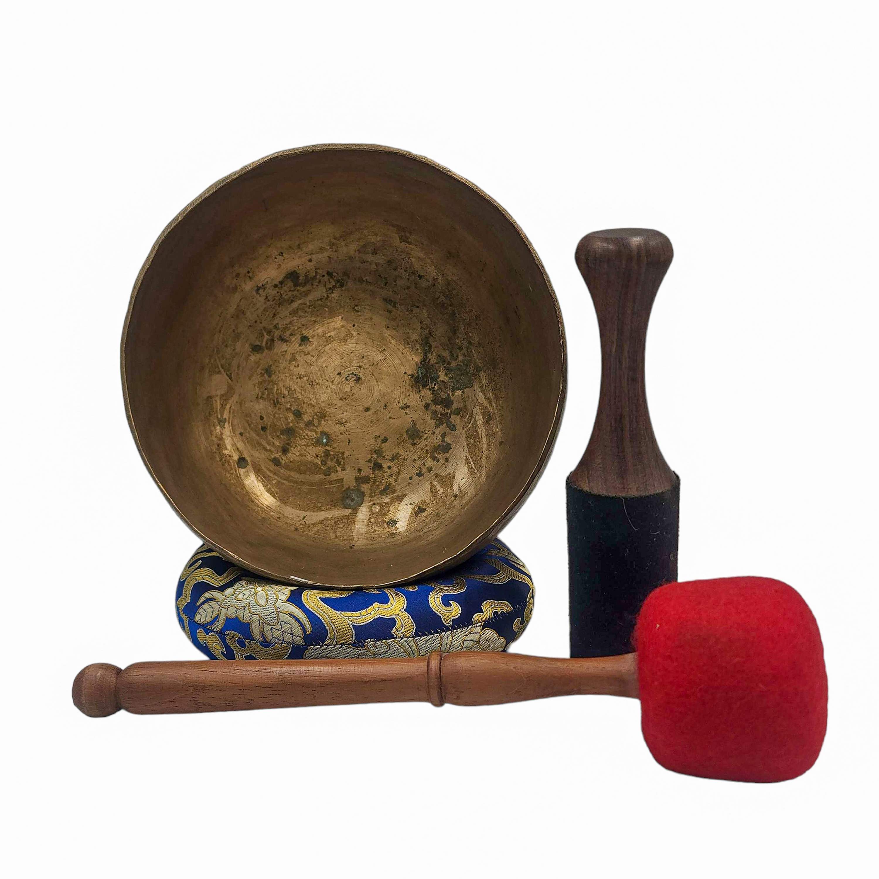 Kopre Singing Bowls, Buddhist Hand Beaten, Sound Note E, 165 Hz