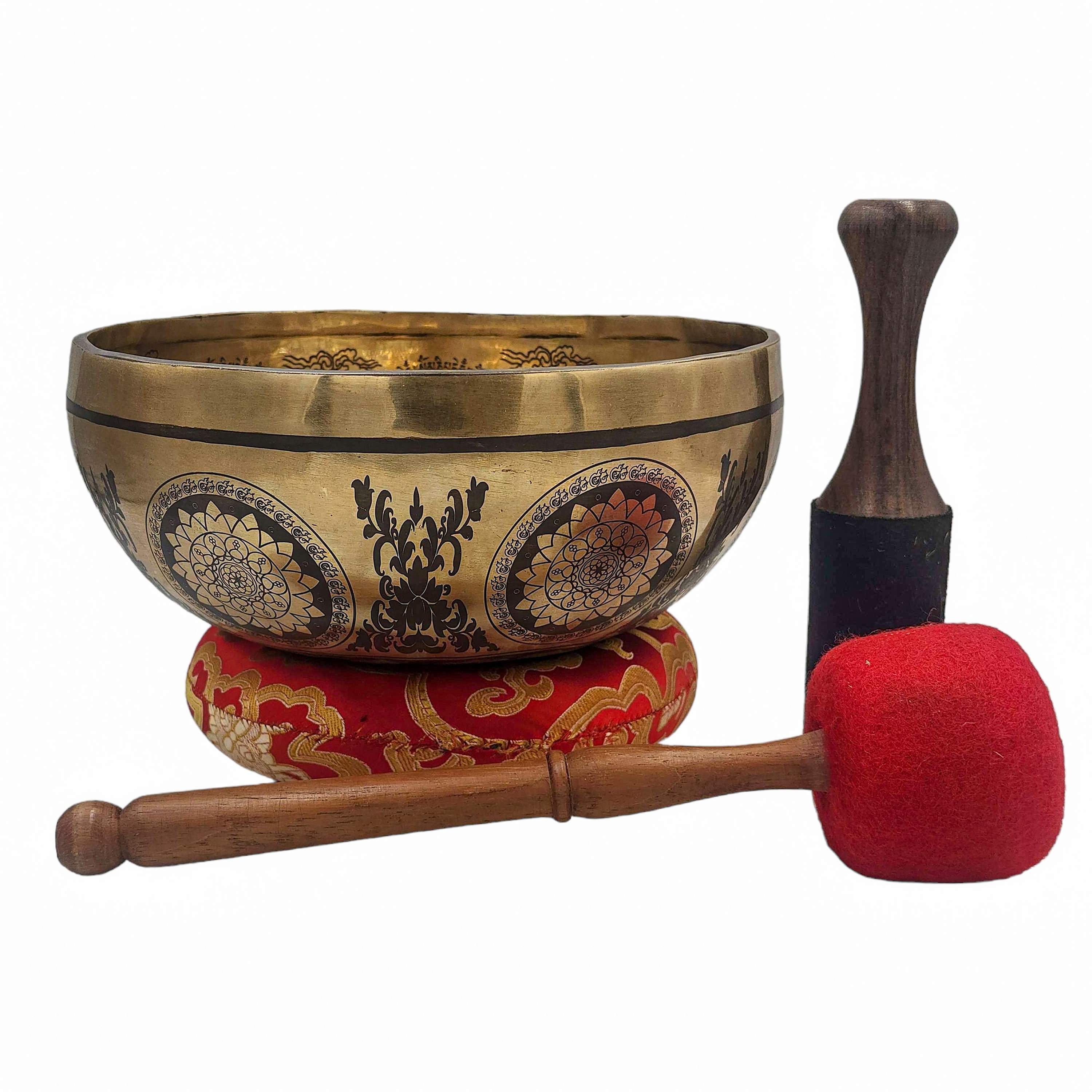 Singing Bowl, Buddhist Hand Beaten, <span Style=