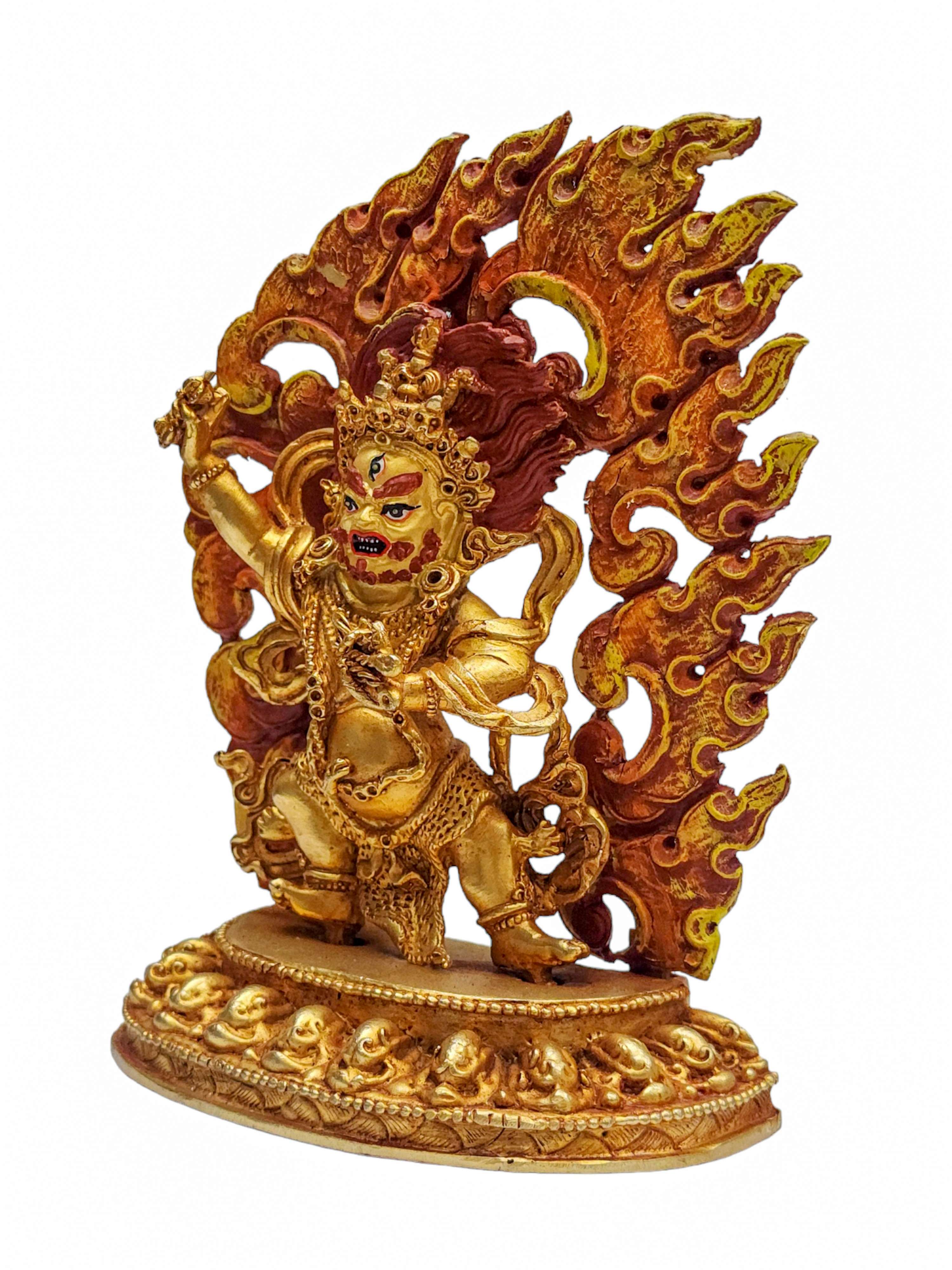 vajrapani , Buddhist Miniature Statue And gold Plated | Price: US$260 ...