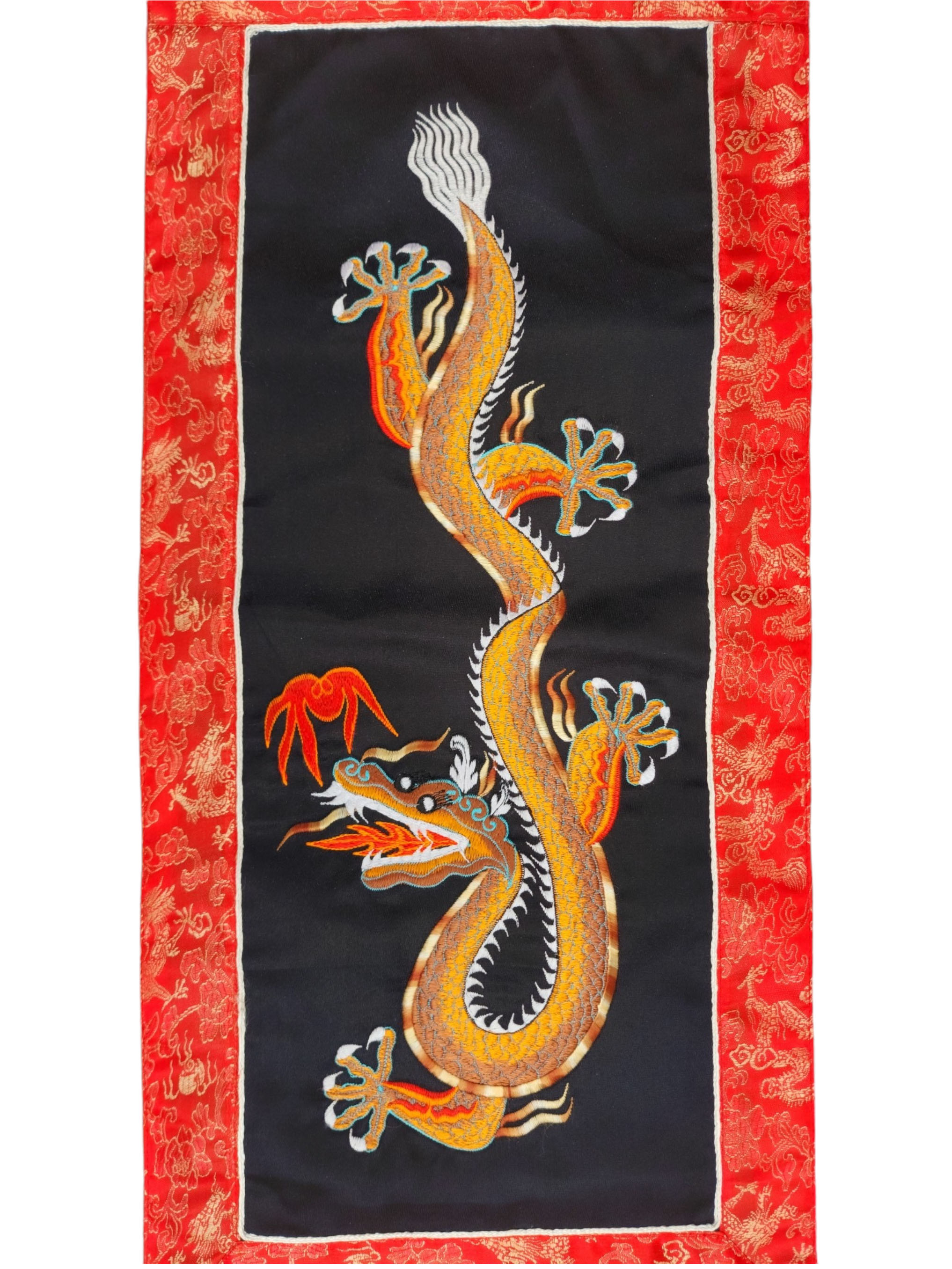 Tibetan Cochin Brocade Wall Hanging <span Style=