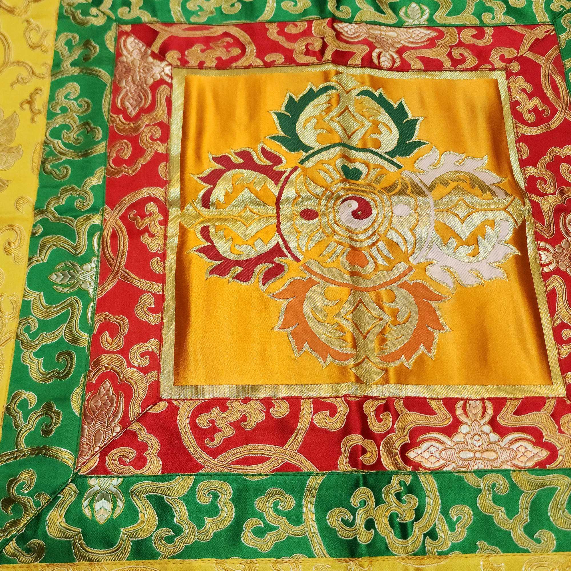 Tibetan Cochin Brocade Wall Hanging <span Style=