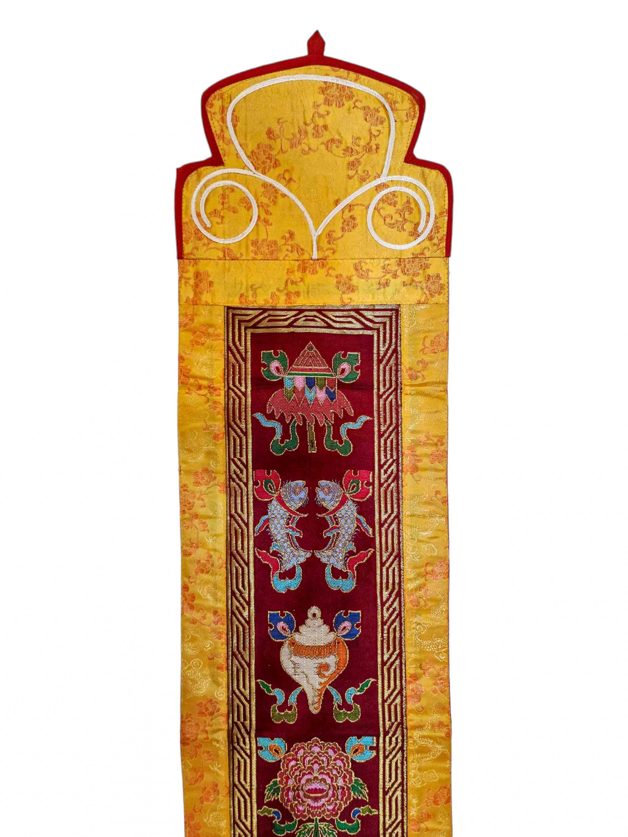 Tibetan Cochin Brocade Wall Hanging <span Style=