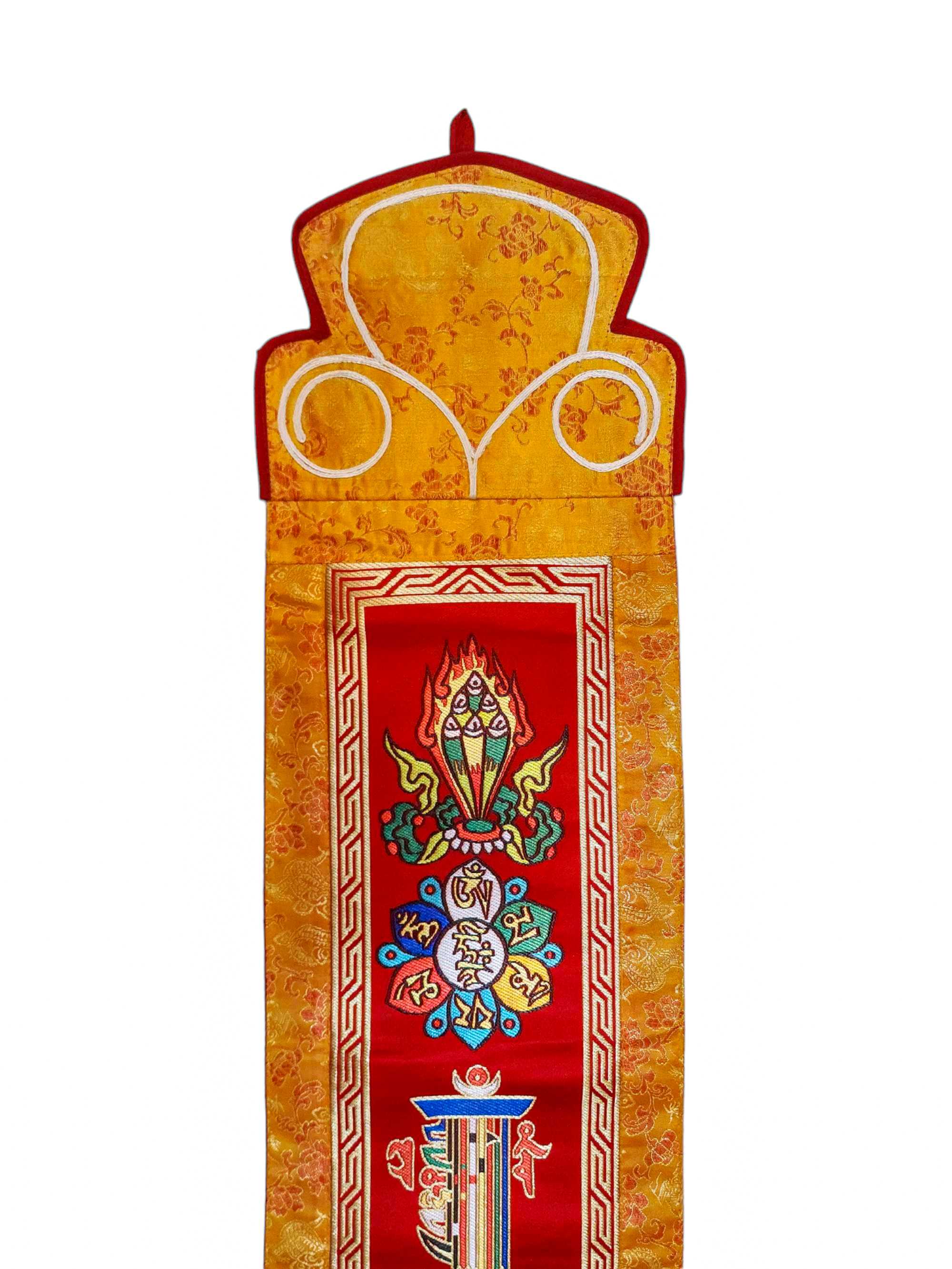 Tibetan Cochin Brocade Wall Hanging <span Style=