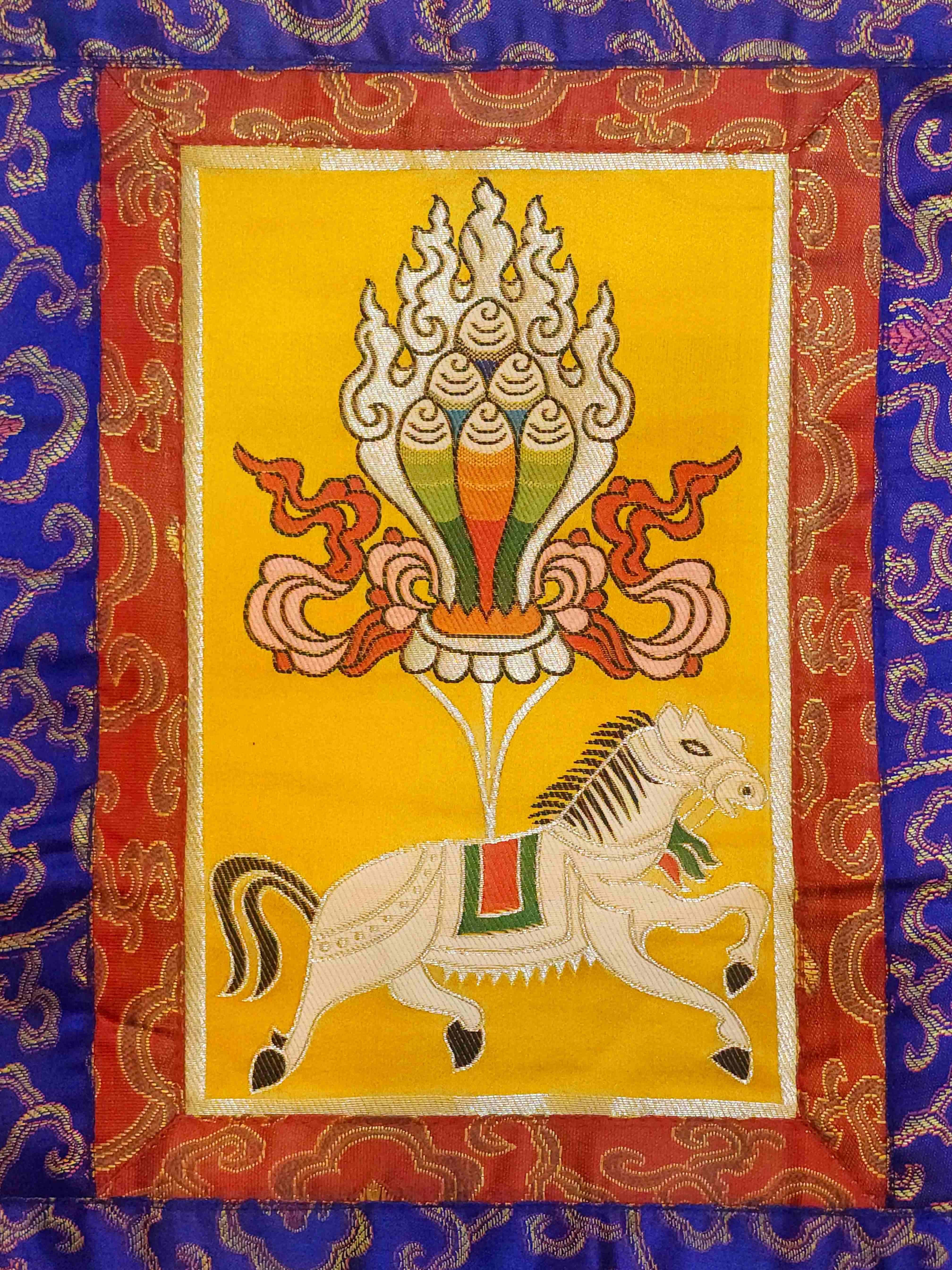 Tibetan Cochin Brocade Wall Hanging <span Style=